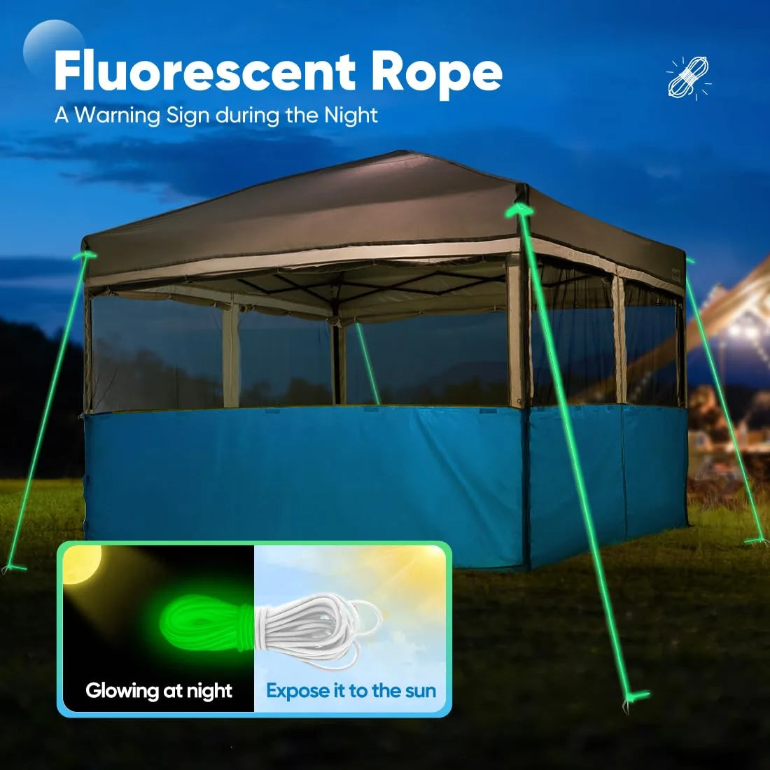 10' x 10' Two in One Screened Pop up Canopy