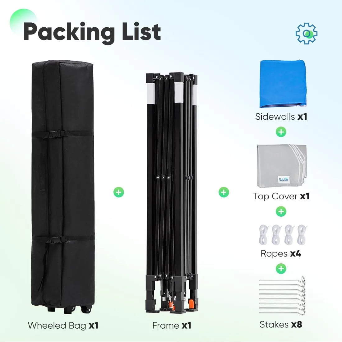 10' x 10' Two in One Screened Pop up Canopy