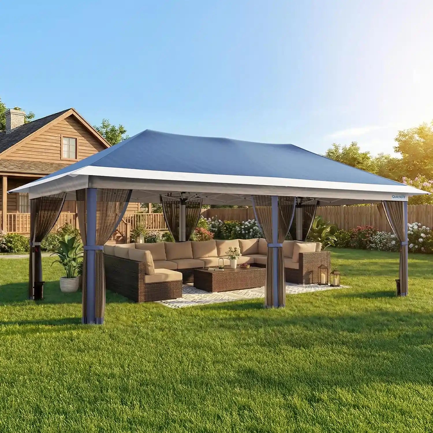 Quictent Durable Commercial Ez Pop Up Canopy Tent 10x20