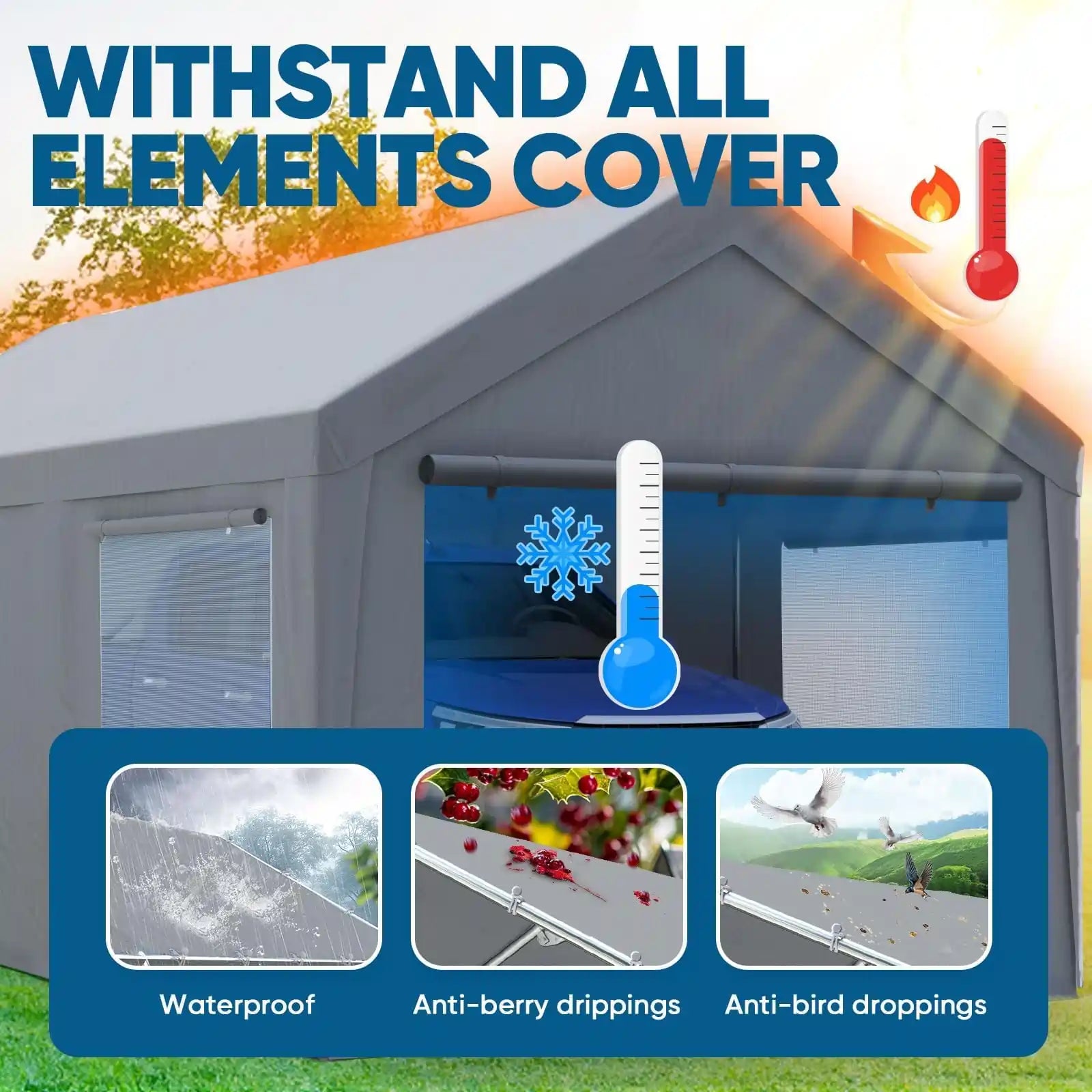 Tear-proof, Waterproof and Anti-UV Fabric#color_gray