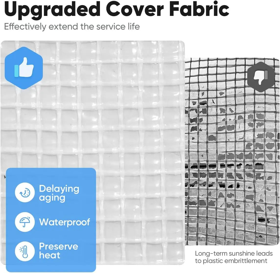 Upgraded cover fabric#color_white (with 1 door)
