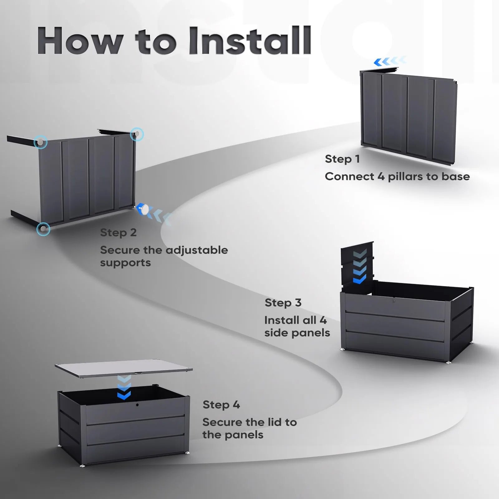 Tool-Free 20-Min Assembly#color_Gray