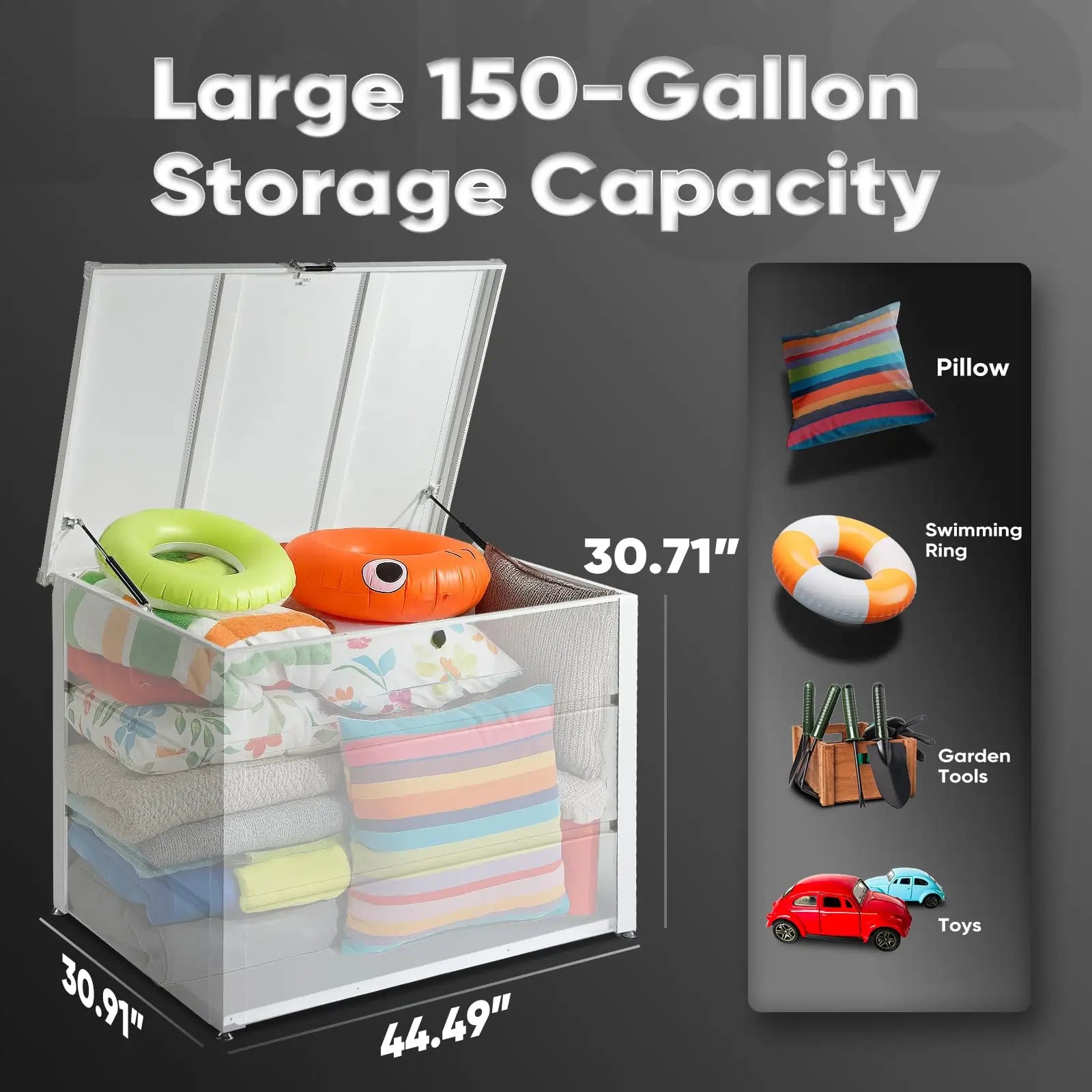 Storage bin dimensions#color_white