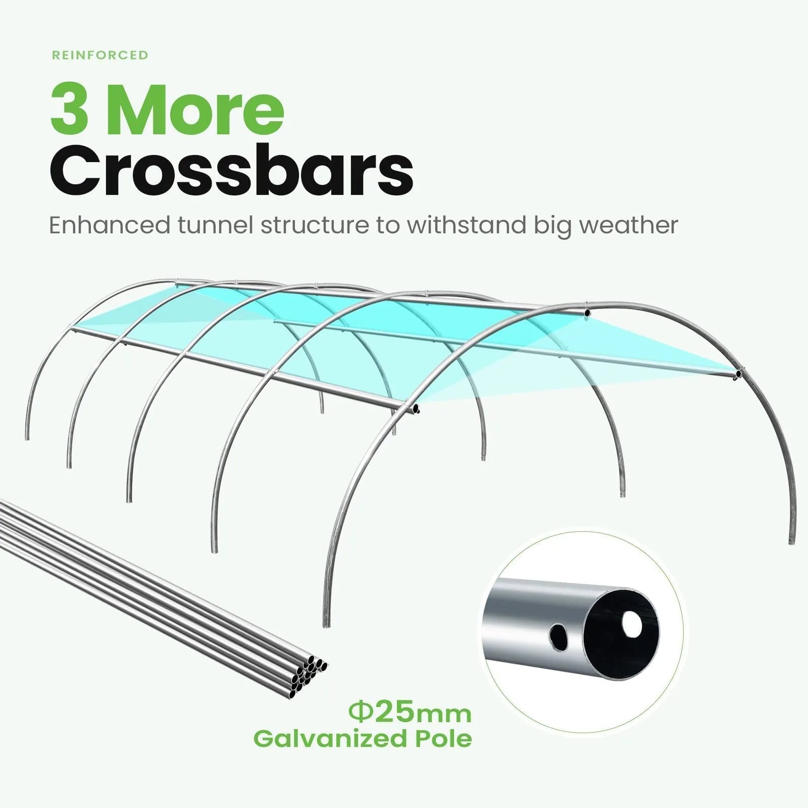 Enhanced tunnel structure to withstand weather#color_white