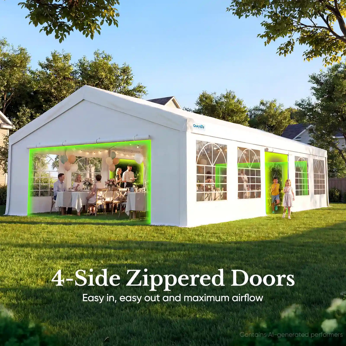 Heavy Duty Outdoor Party Tent#size_16'x32'-basic