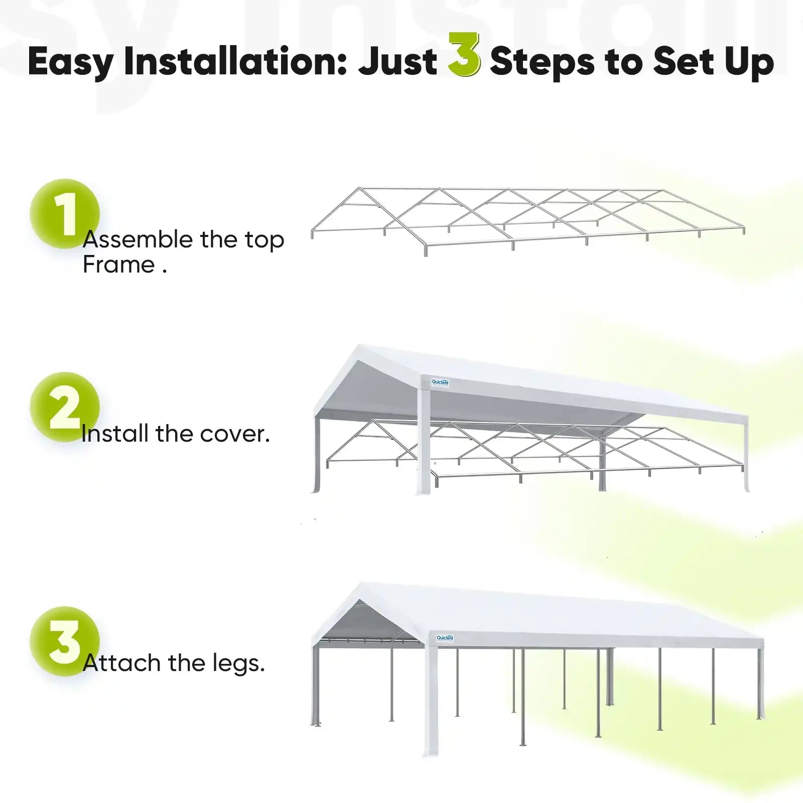 assemble this canopy tent easily#size_16' x 32'-basic