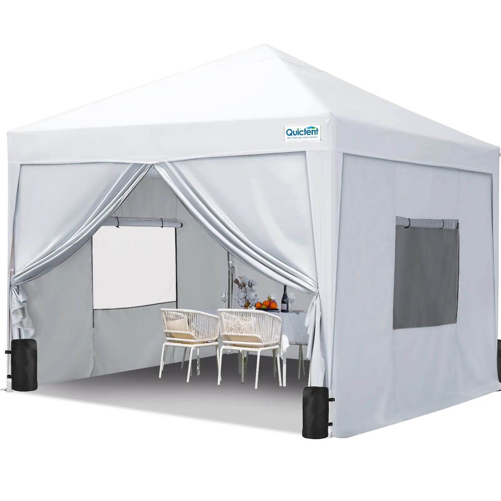 Quictent Privacy Portable Pop Up Canopy with Sidewalls