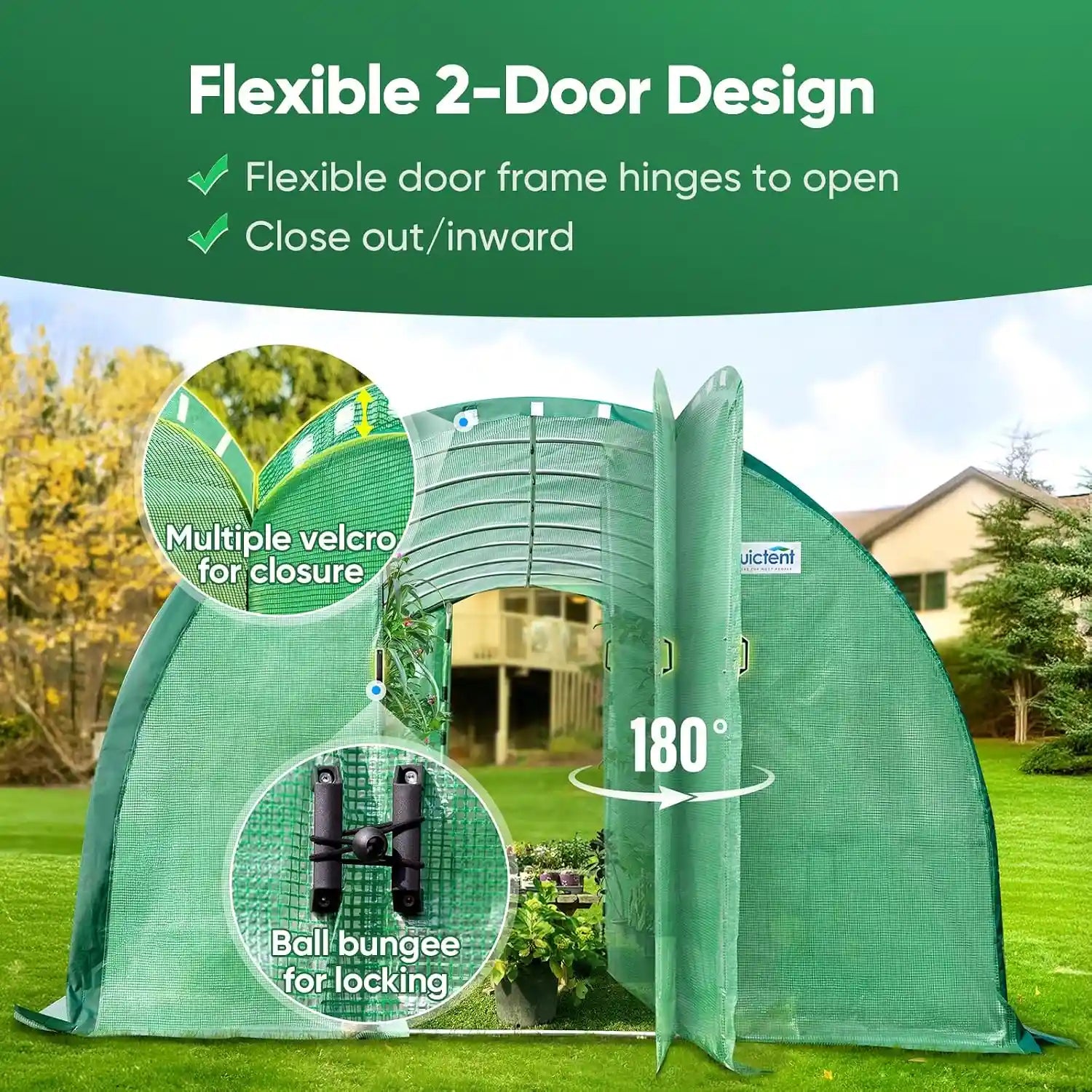 2 Independent Swing Doors#color_20ft-Green