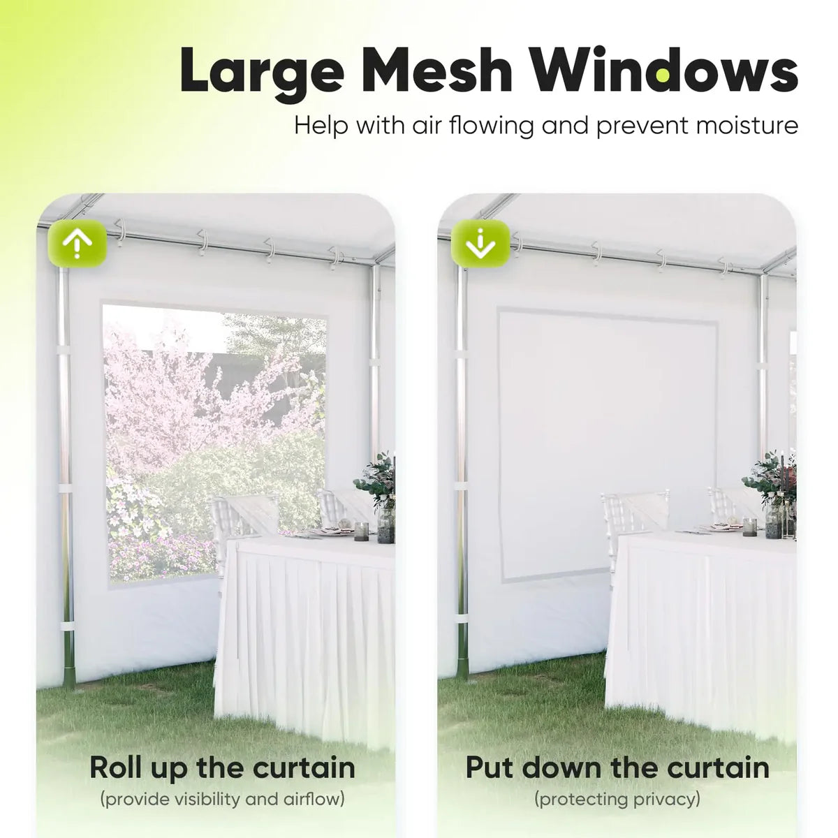 large mesh windows and curtains#style_Mesh Window