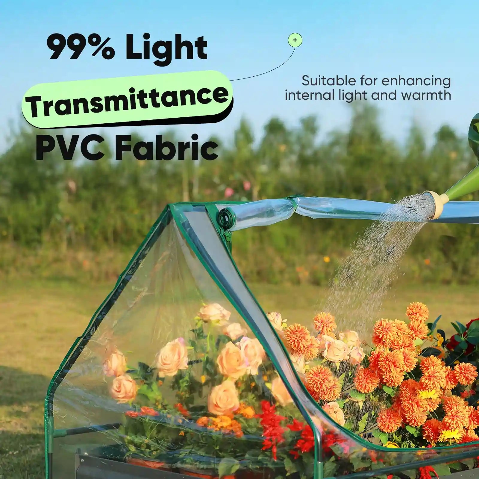 36" x 18" x 33" Mini Greenhouse Clear