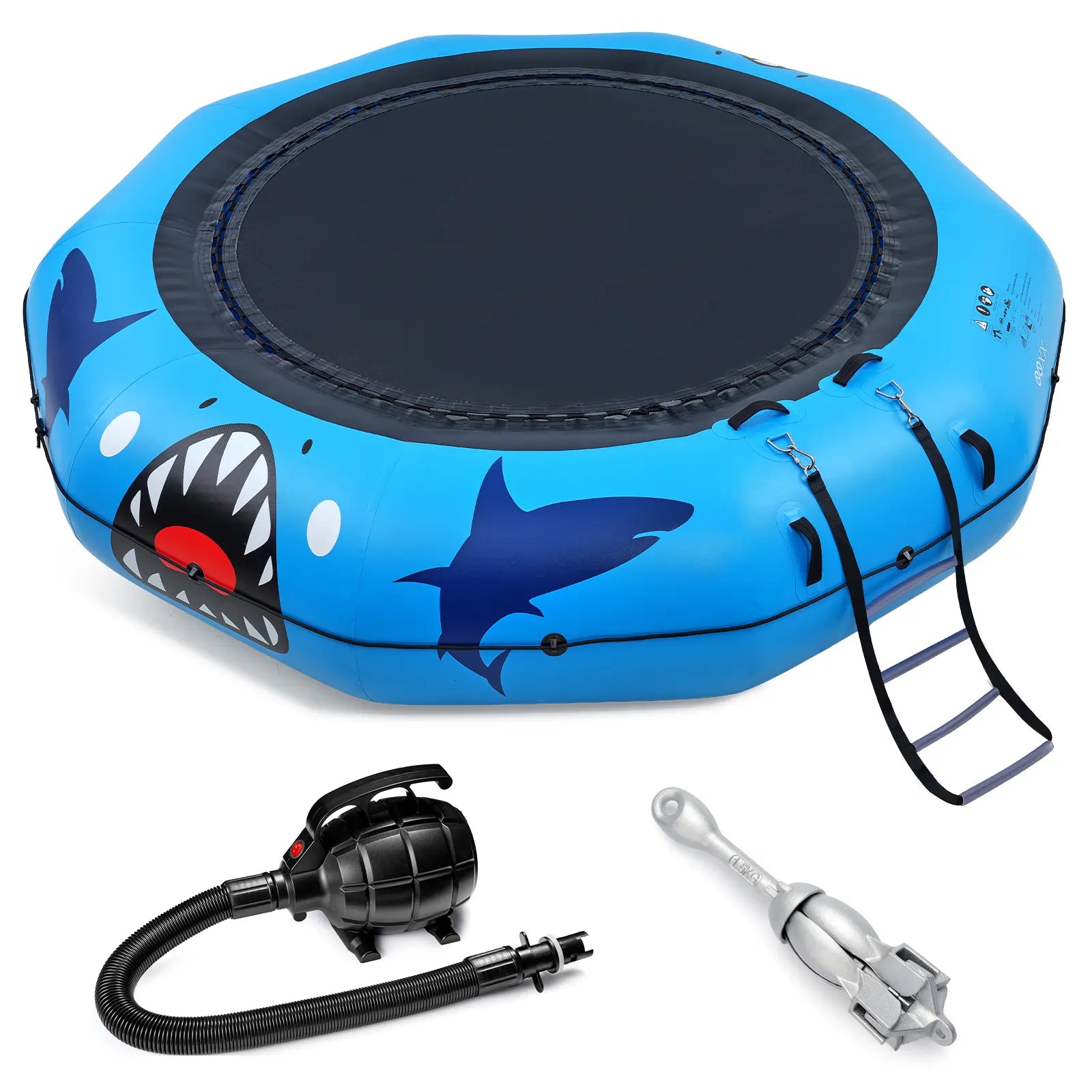 800LBS Inflatable 14FT Water Trampoline