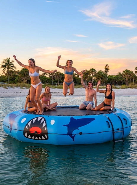 800LBS Inflatable 14FT Water Trampoline