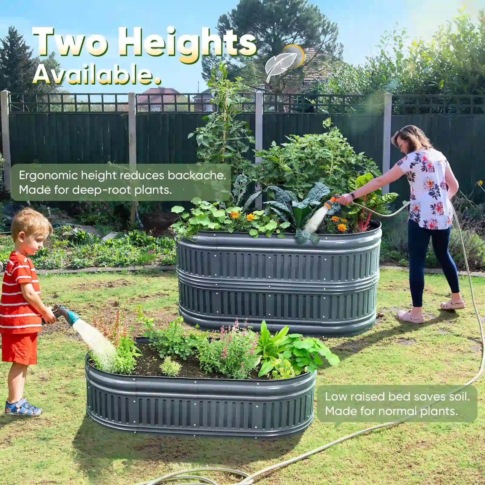 multiple planter boxes to customize sizes#color_dark gray