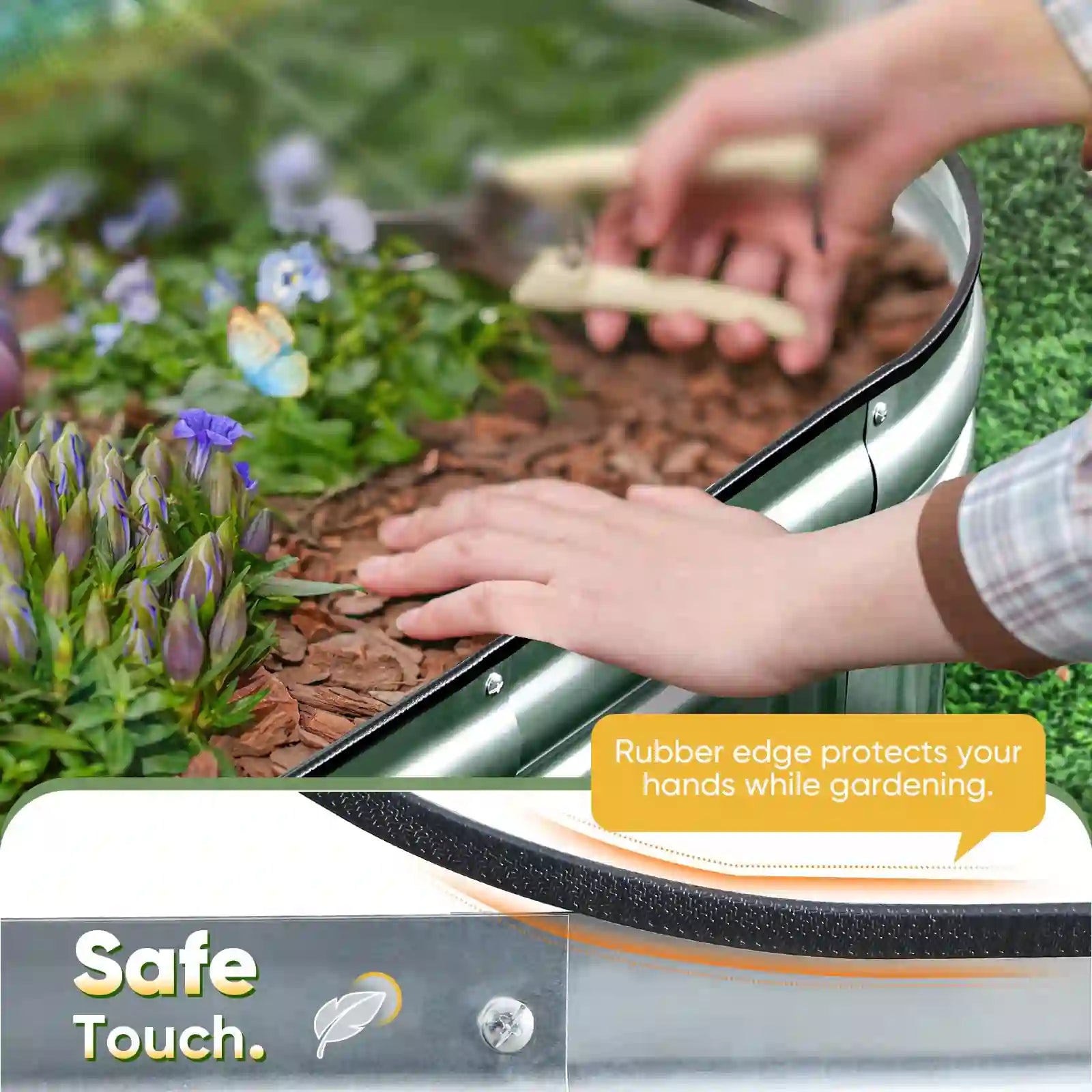 Rubber Strip Edging#color_silver