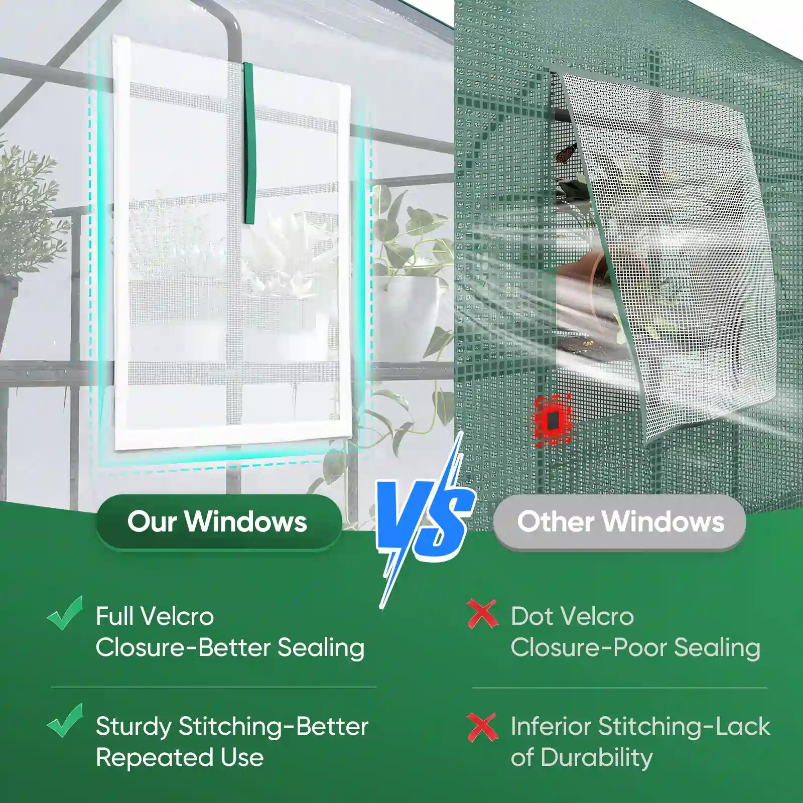 Full velcro closure-better sealing#color_clear