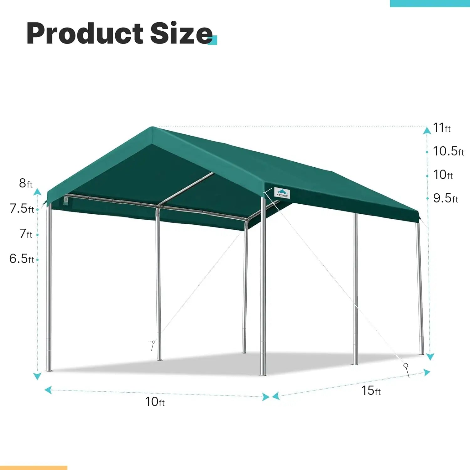 Product Size#color_green-10'x15'