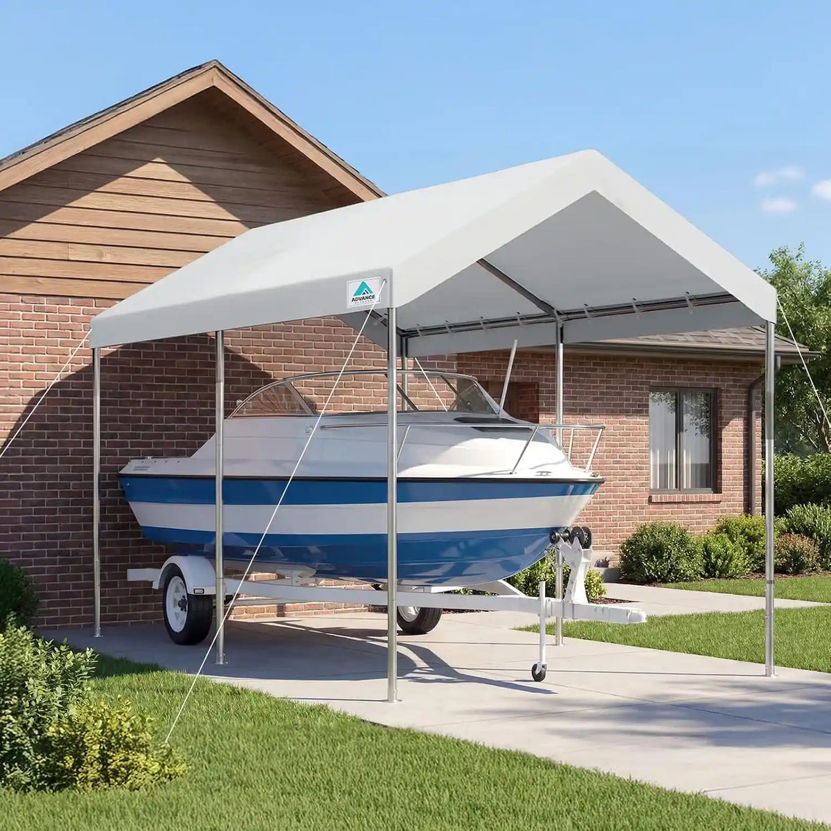 carport Perfect for Parking#style_white-10'x15'