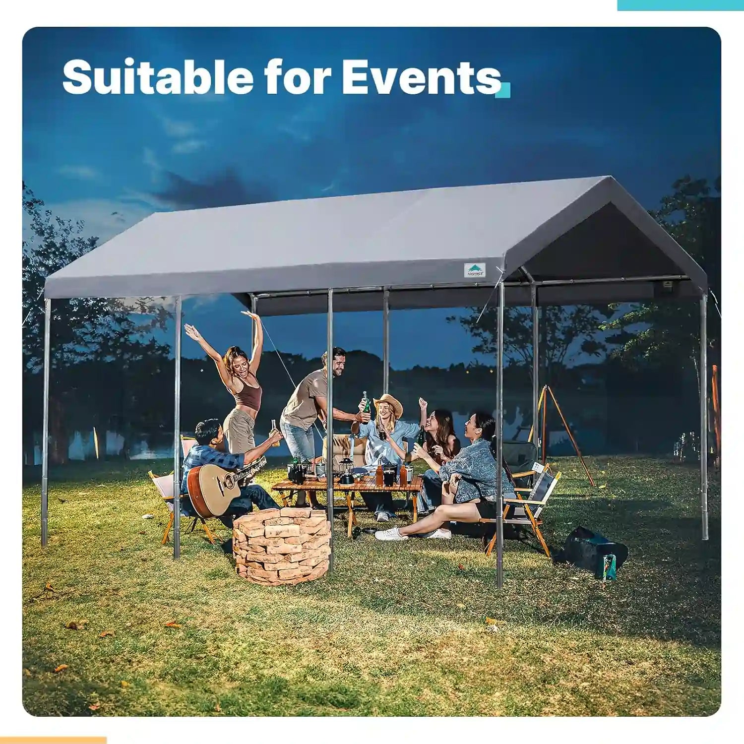 a suitable height for all kinds of your needs#color_gray-10'x20'