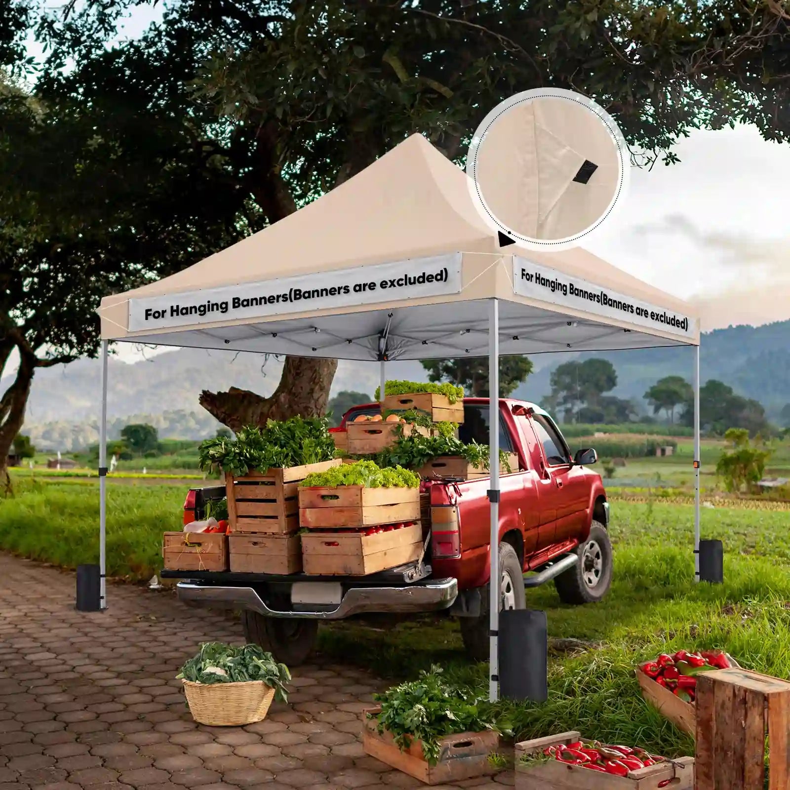 instant canopy tent frame#color_beige