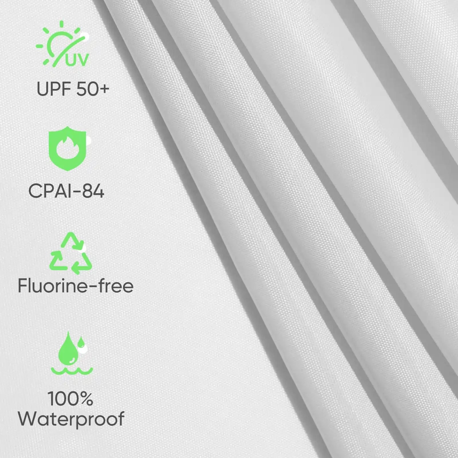 Anti-UV, CPAI-84 and waterproof#color_white