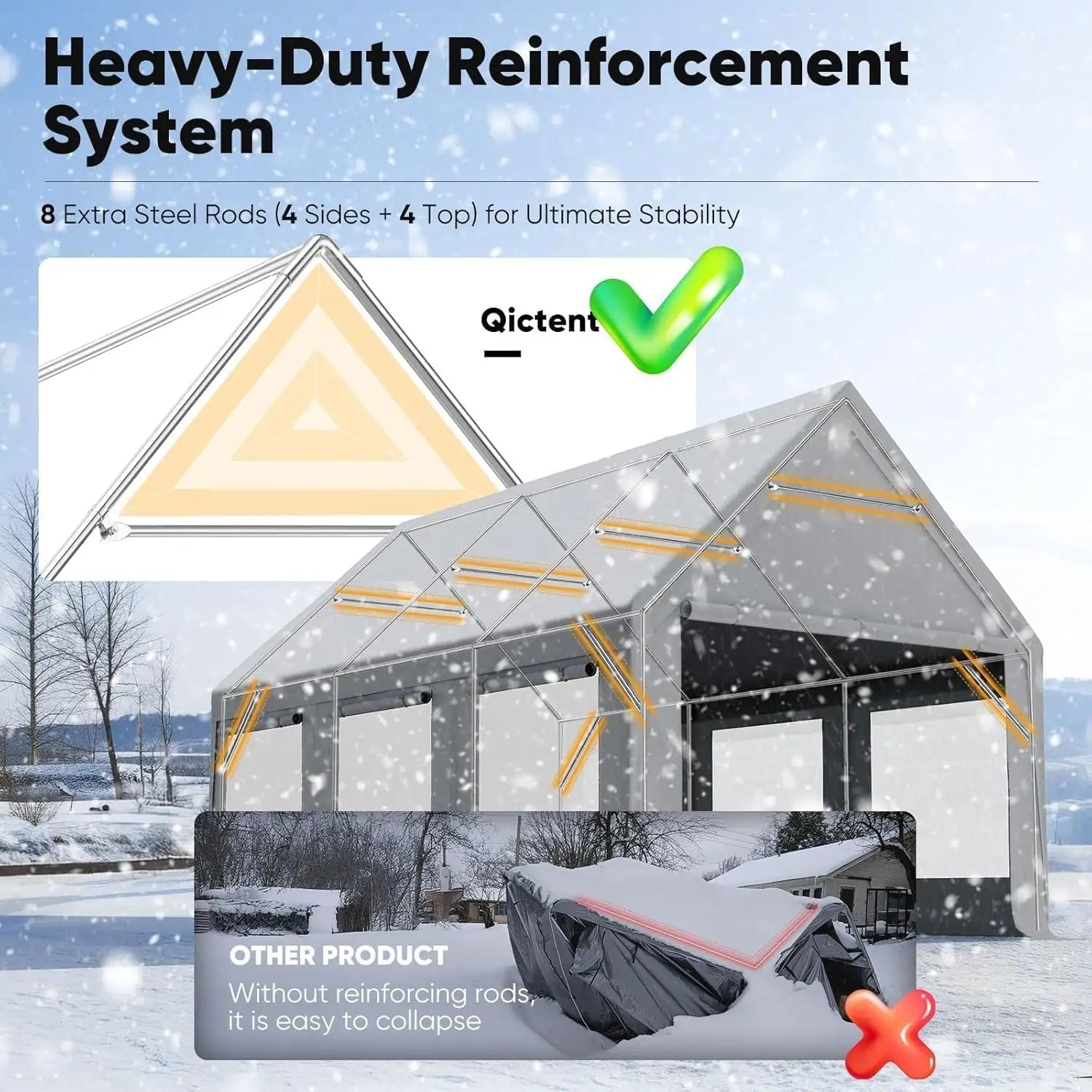 4 reinforcing bars on both the top and sides#size_10X20-Gray