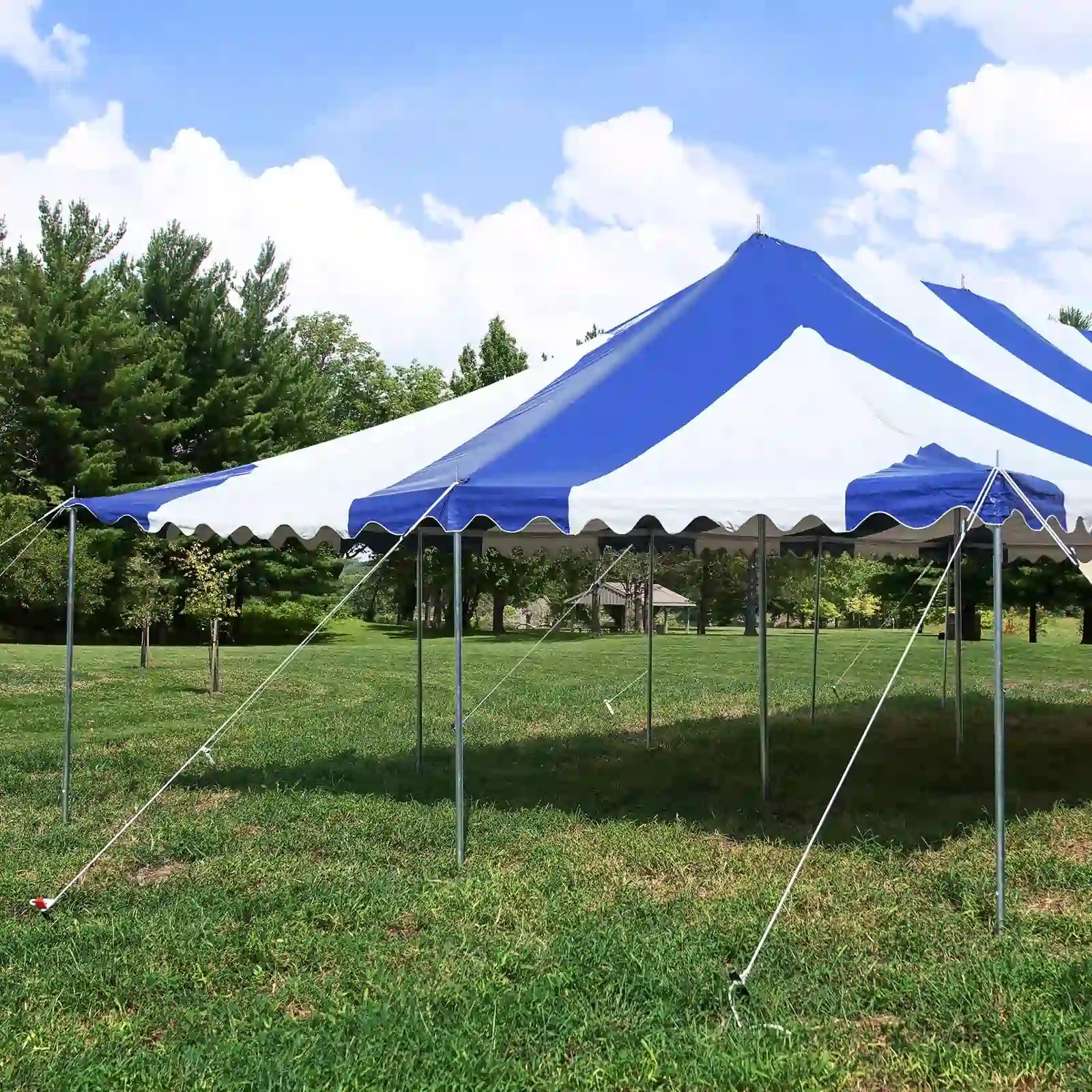 can hold up to about 60-80 people for a banquet#size_20x40ft-Striped Blue