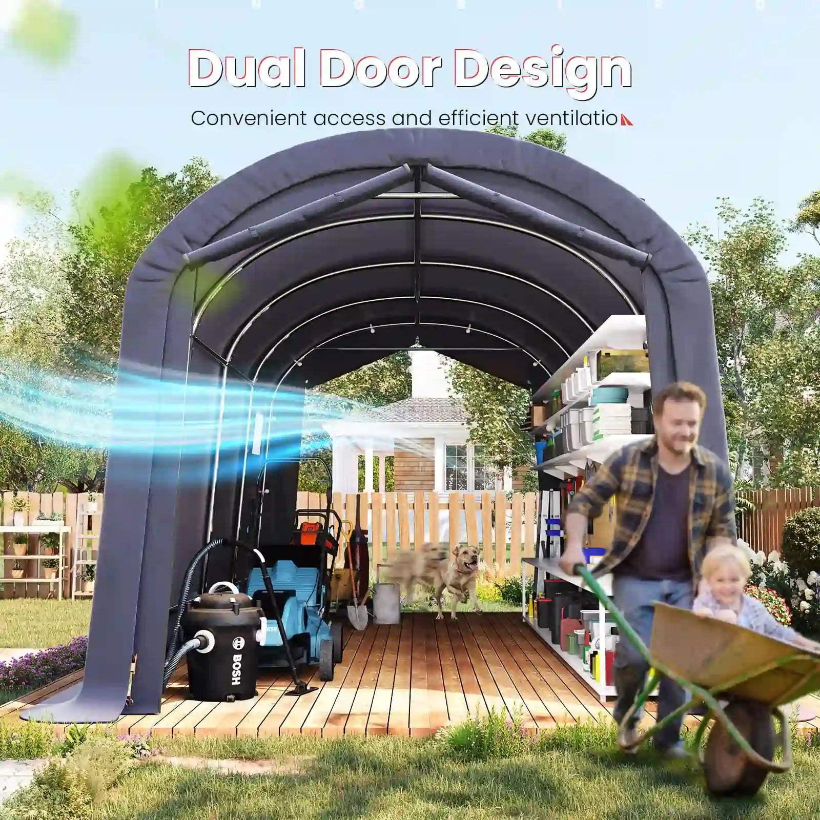 Widen and Heighten 2 doors#size_10' x 20'-Round