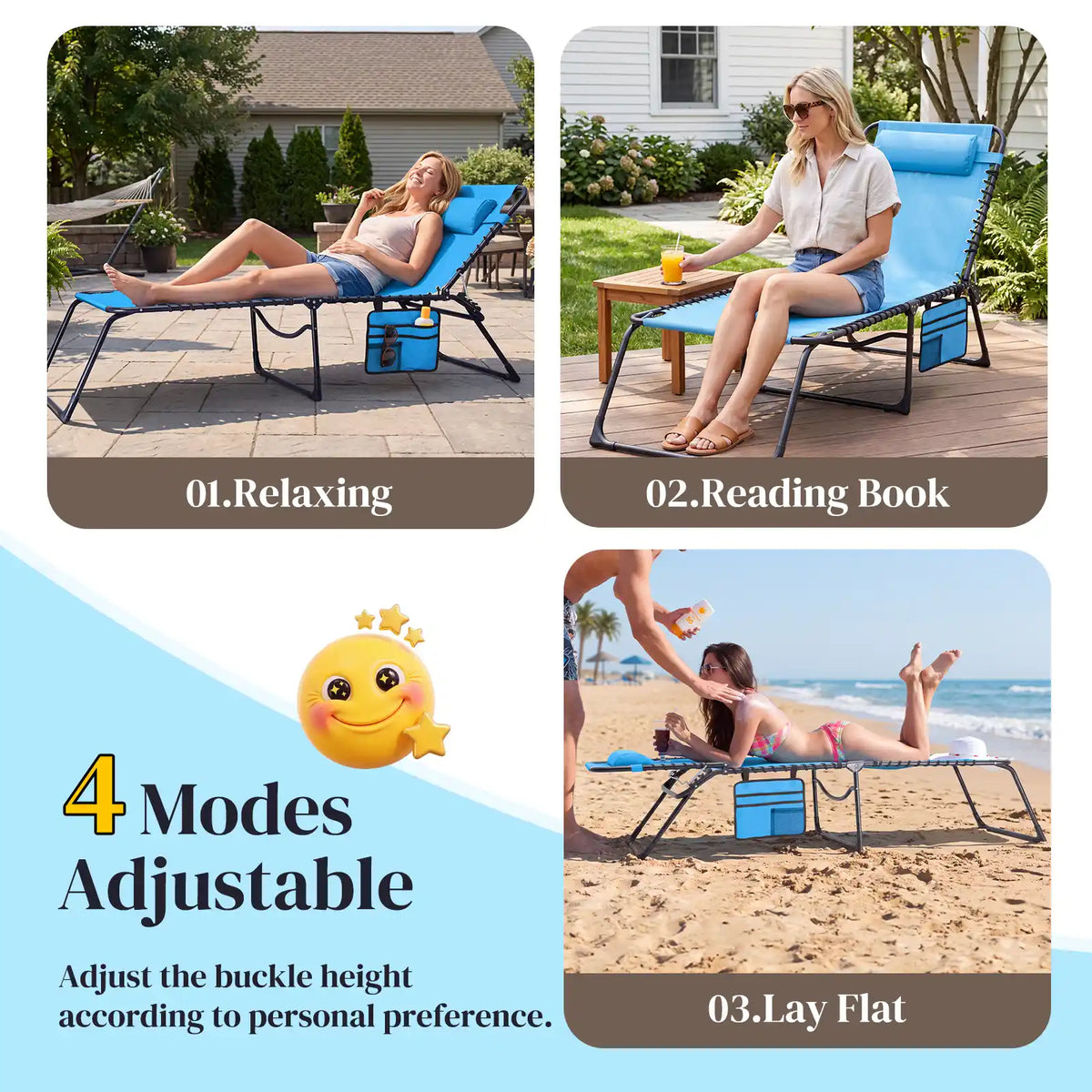 KING BIRD Folding Lounge Chair