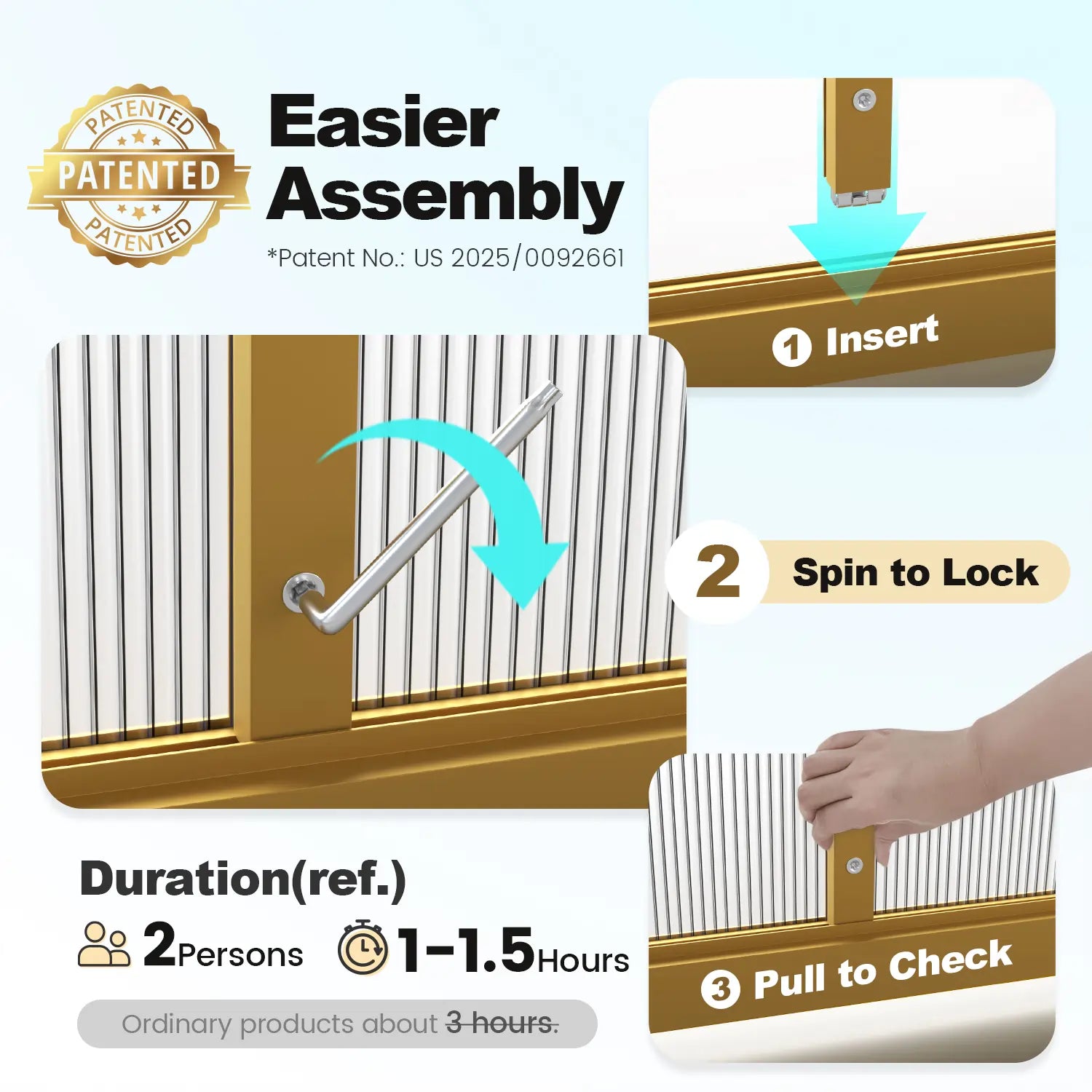 Easier Assembly#size_3.7X5.6X6.4ft-Brown