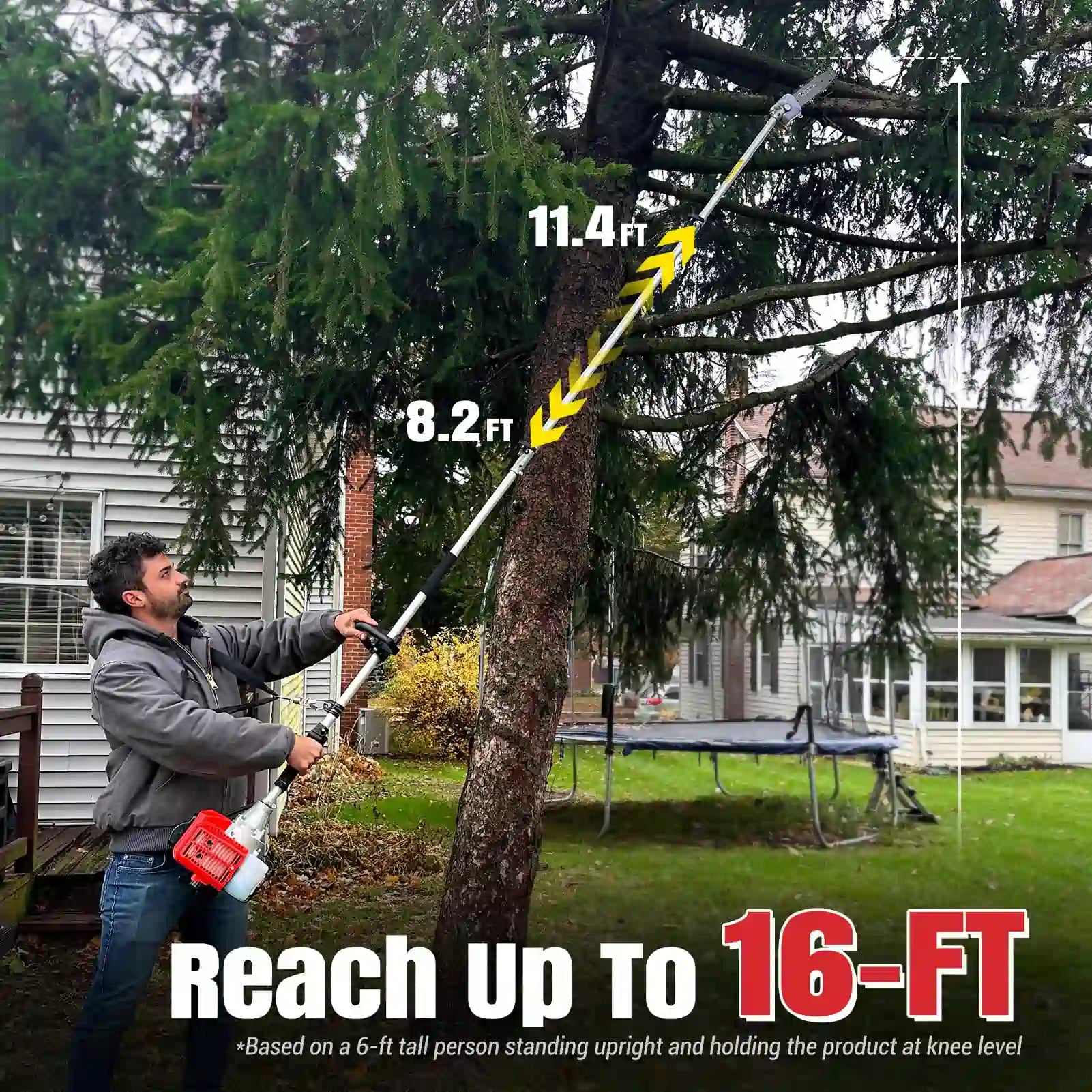 Reach up to 16ft#style_spinning