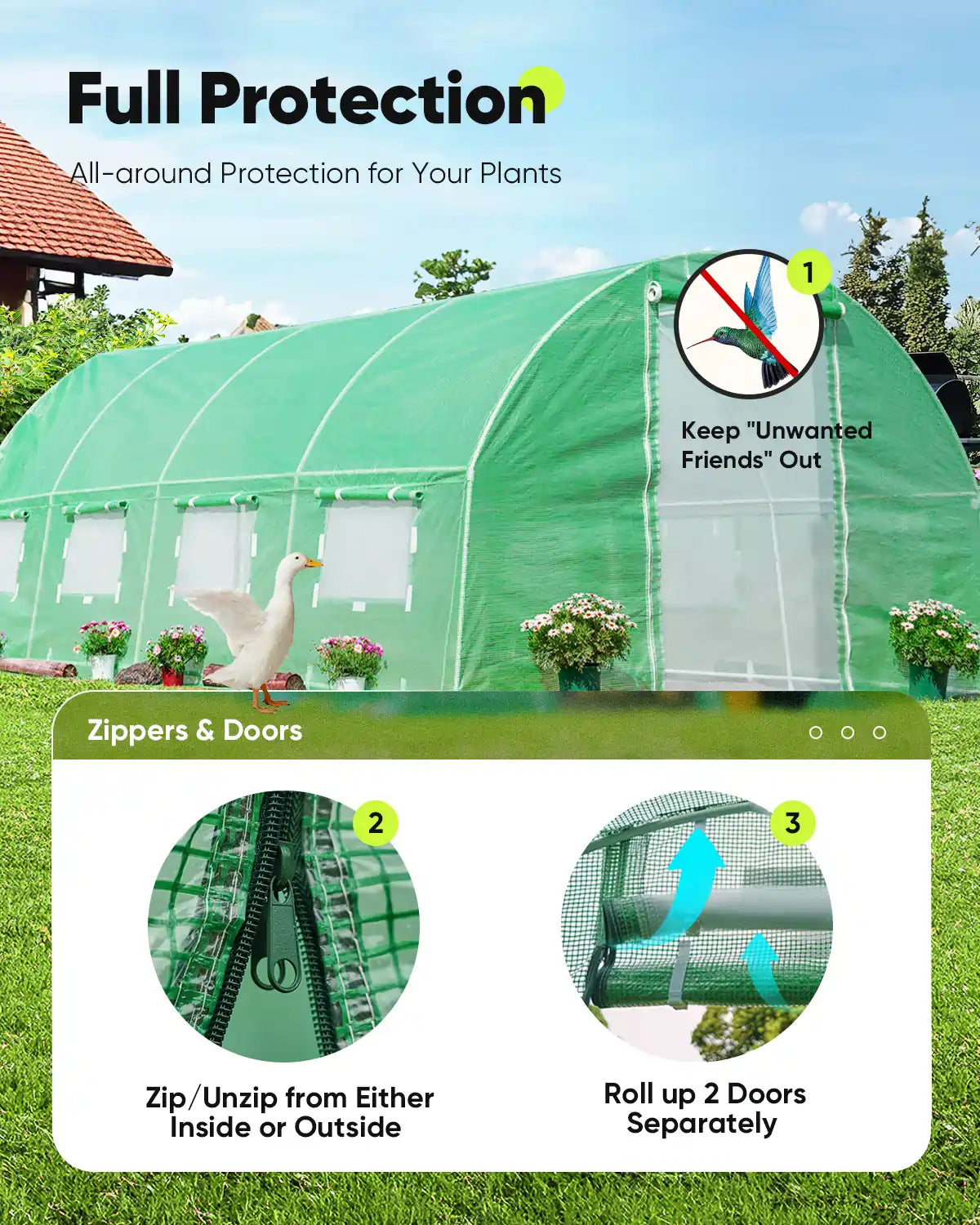 Keep ""Unwanted Friends"" Out#color_green