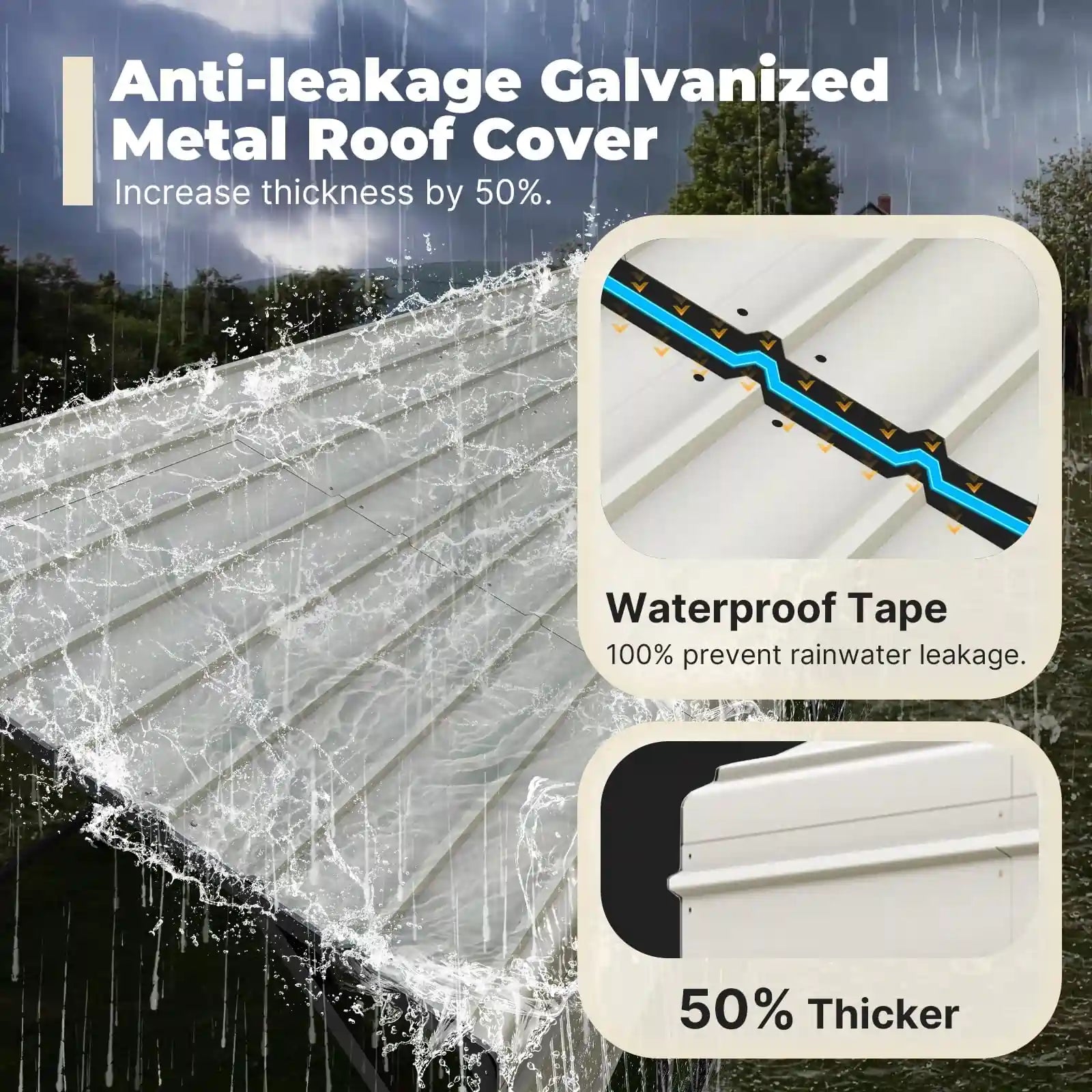 Metal roof panels#size_10X15ft