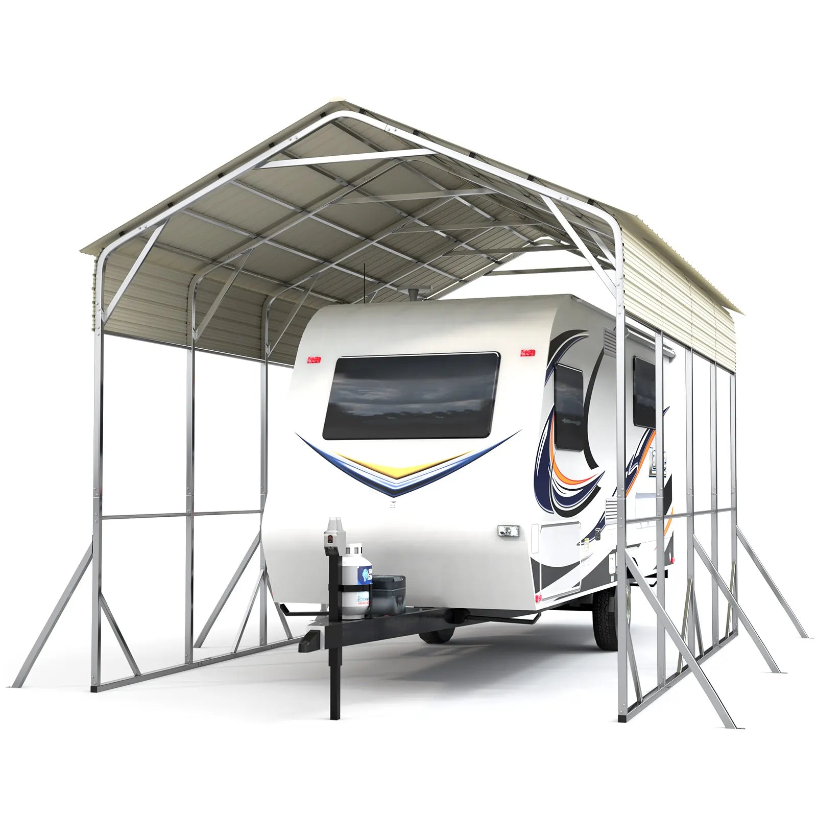 14x20 FT Metal Carport#size_14X20ft-Taller