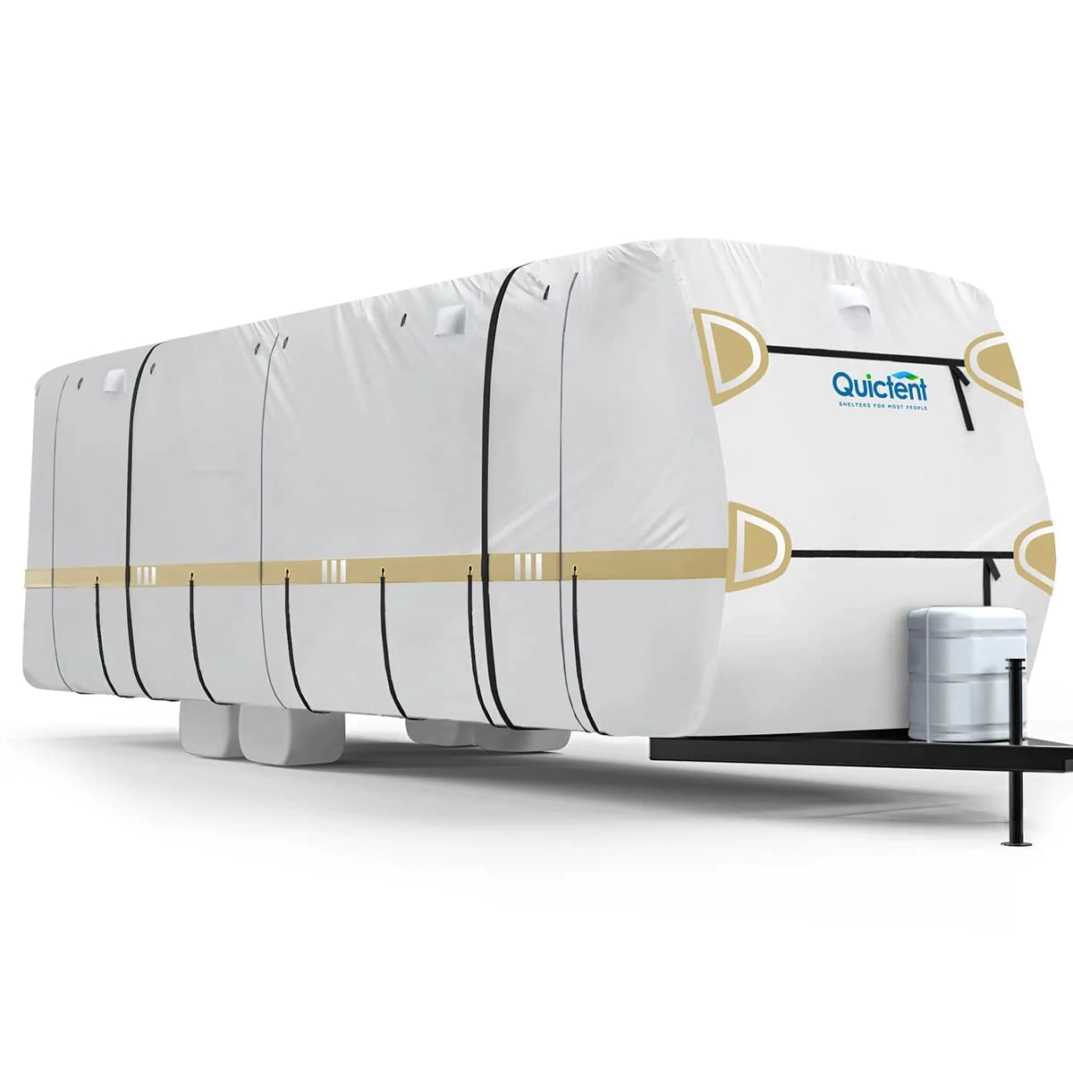 Quictent New Travel Trailer Covers, Anti aging Cover, 7 Sizes