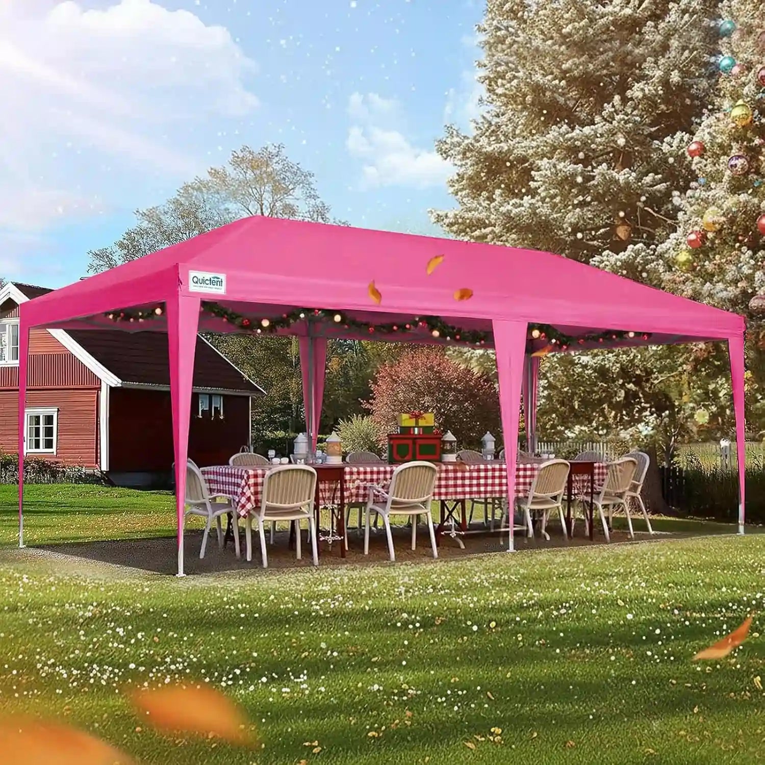 buy canopy tents Quictent 10'x20' Pop up Canopy Tent (3 Colors ), Pink
