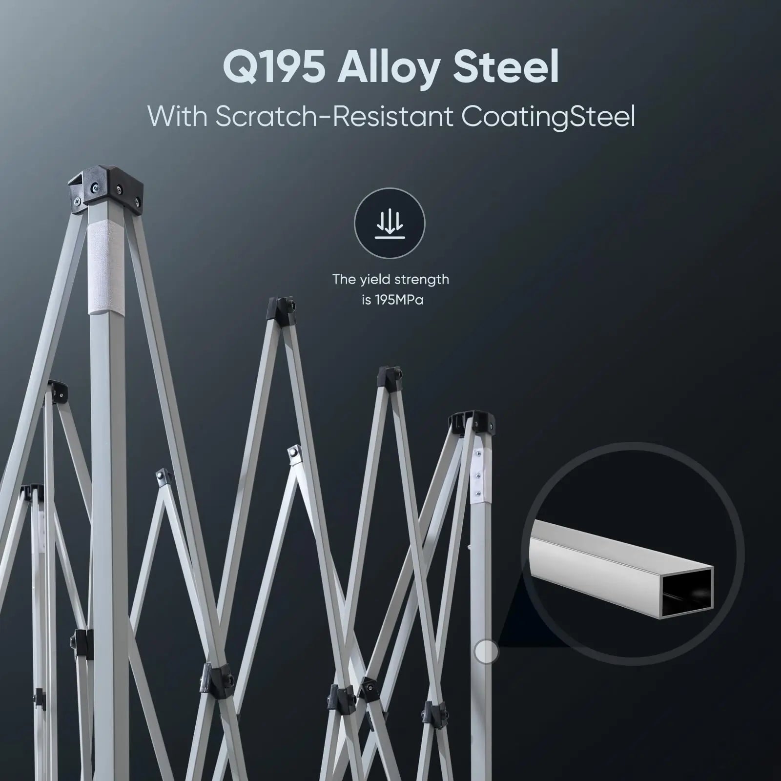 Q195 Alloy Steel#color_White-with Vent
