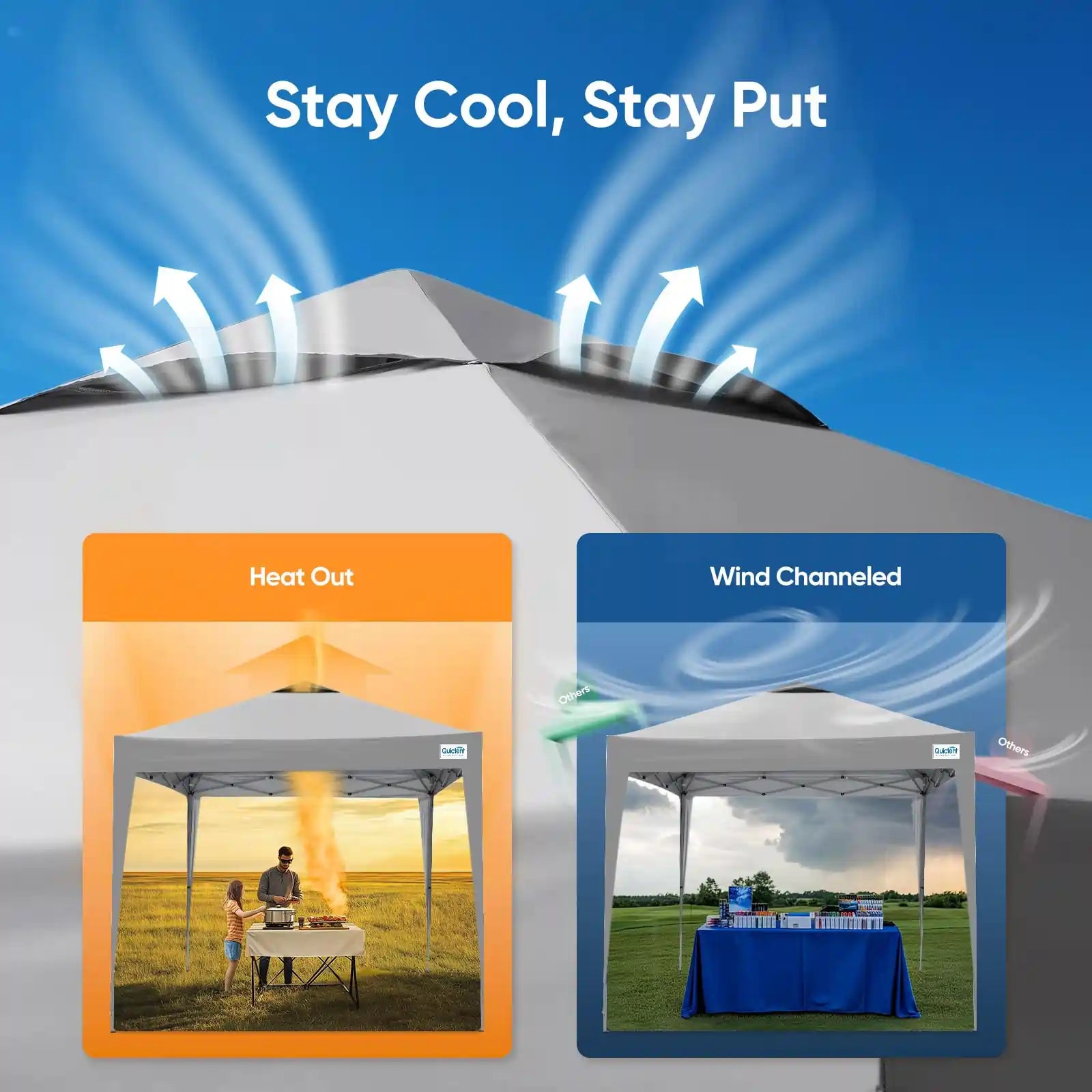 Features a vented roof#color_Gray-with Vent