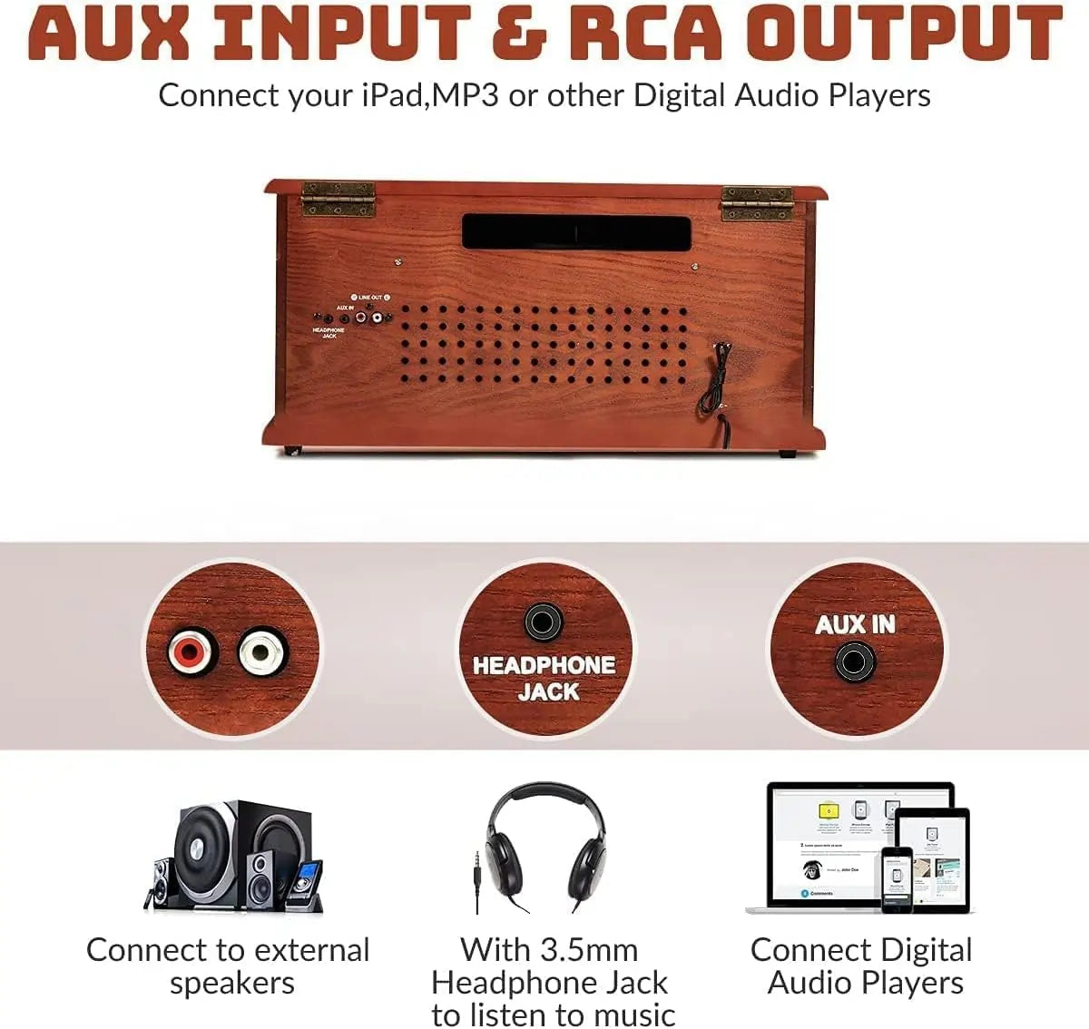 Bluetooth & Aux in Input#color_mahogany