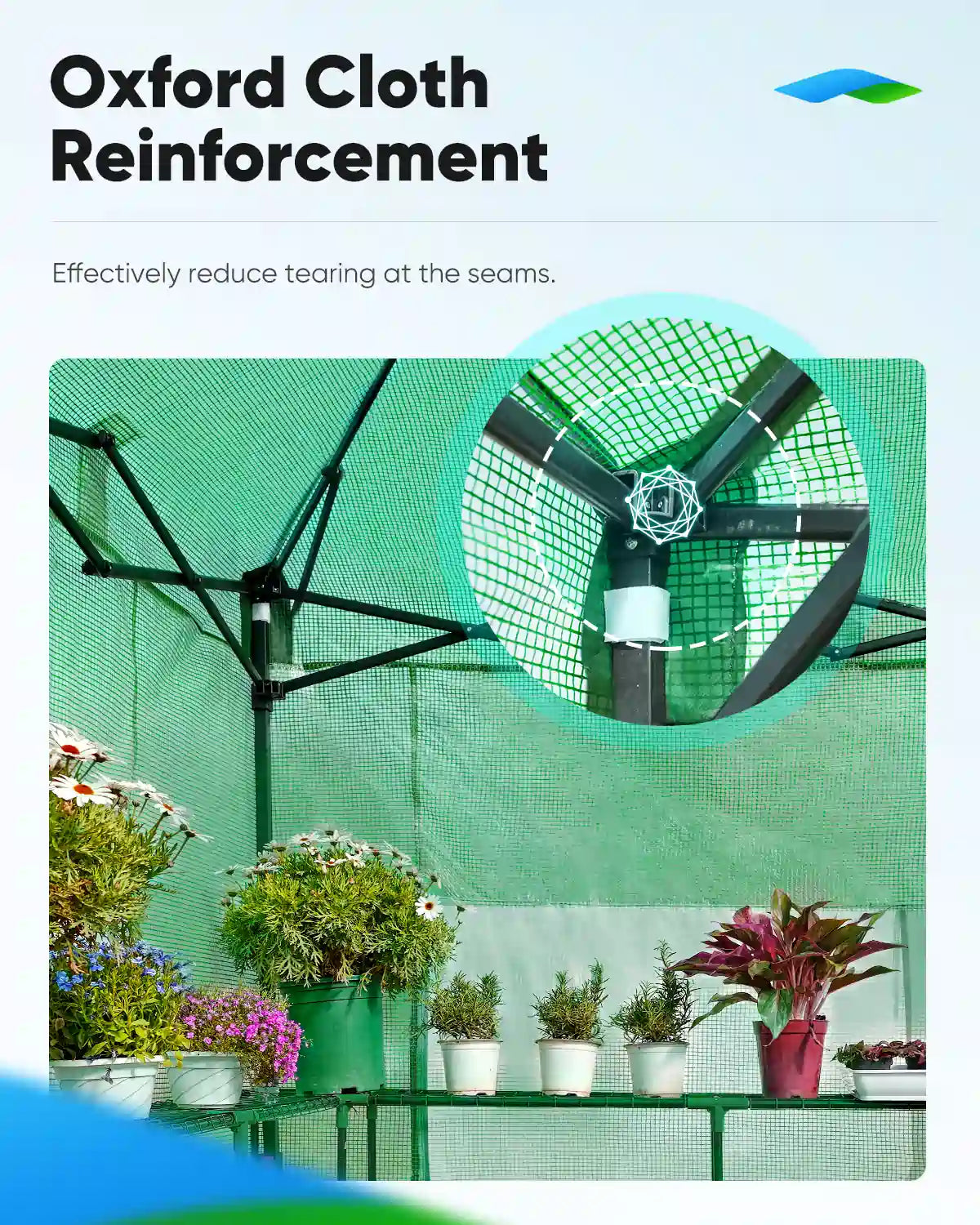 Oxford cloth reinforcement#size_8x6ft-Green