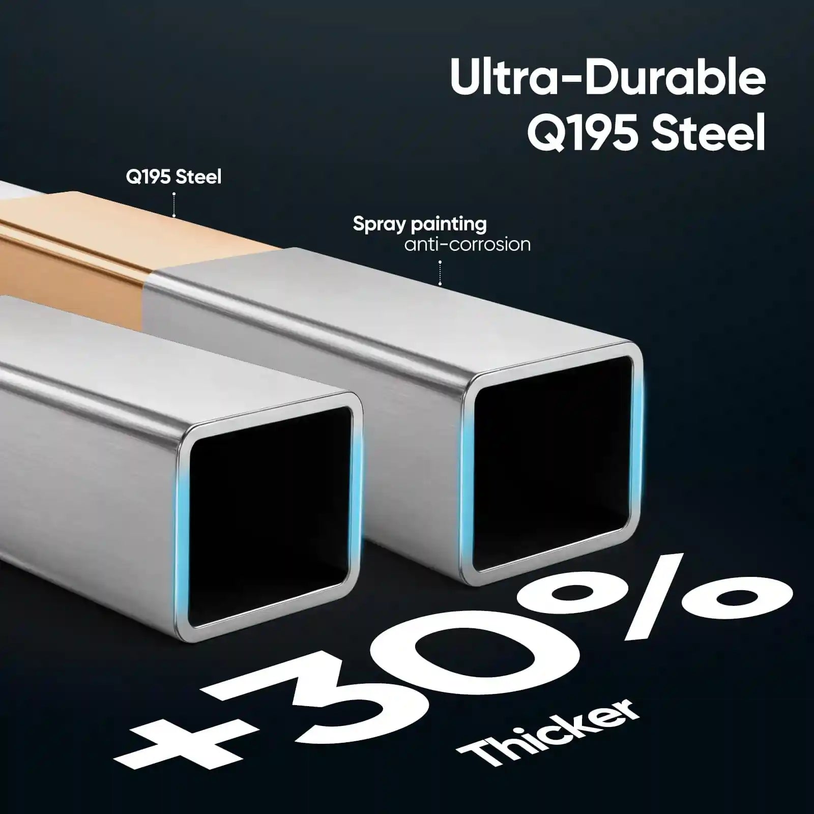 Ultra-durable Q195 thicker steel#size_10X16ft