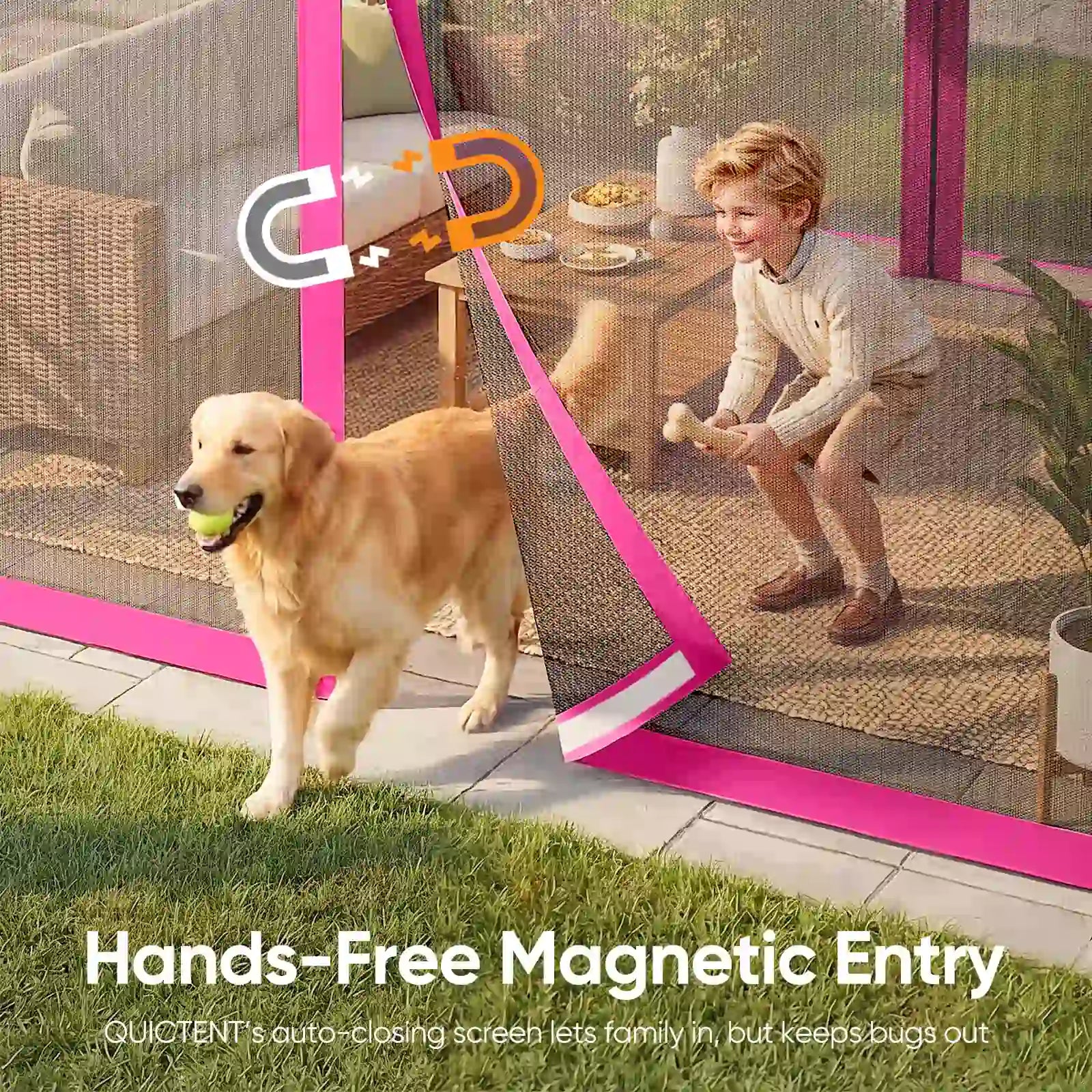 2 magnetic doors for easy open and auto-close#style_Pink w/Magnetic Door