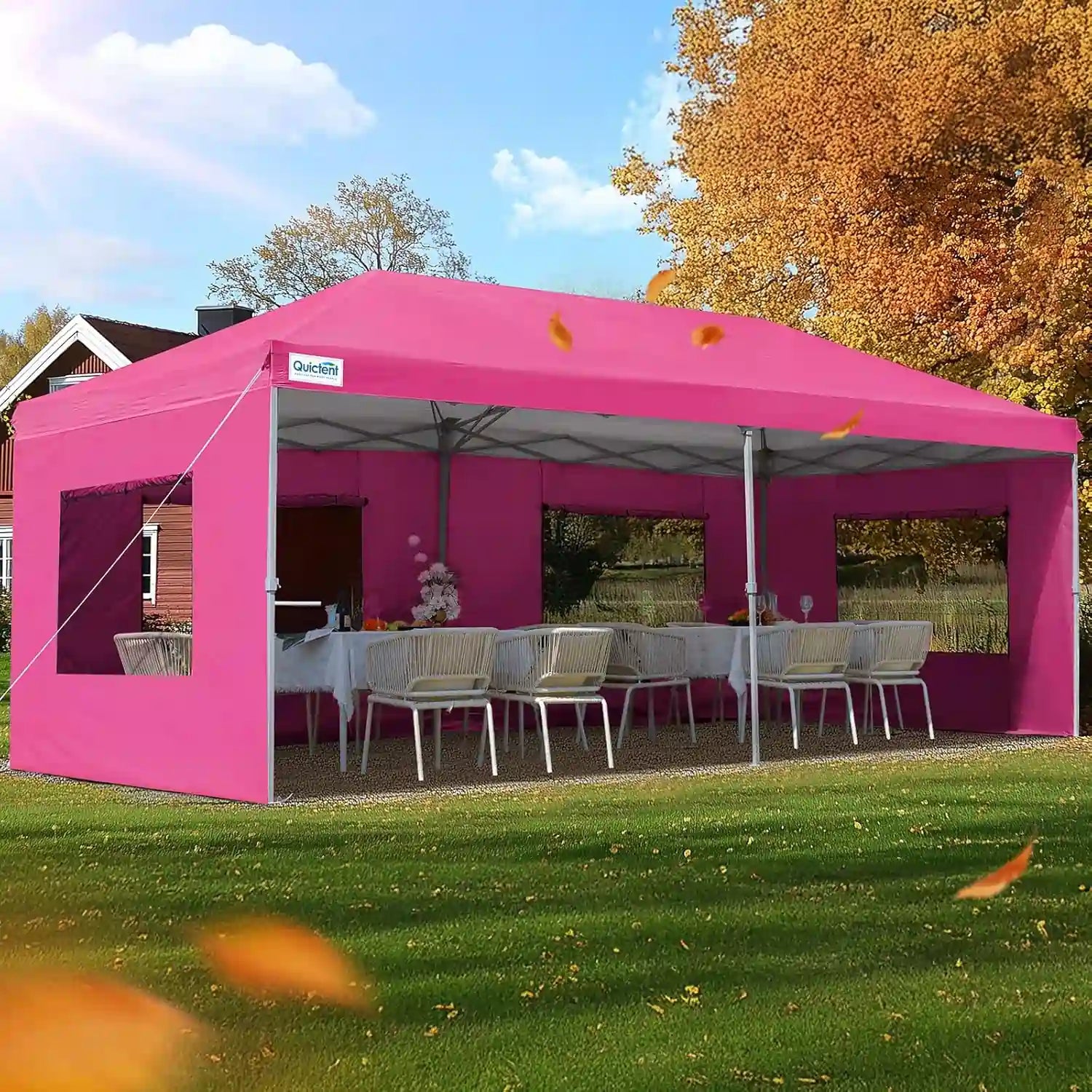 Pink outdoor canopy tent#color_pink