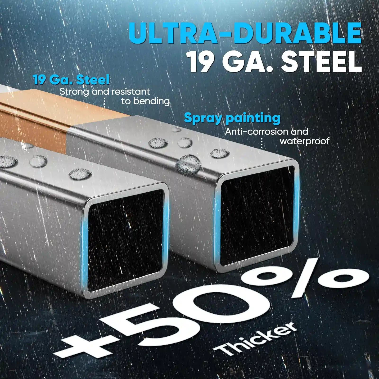 Ultra - Durable 19GA Steel Construction#size_20X20ft