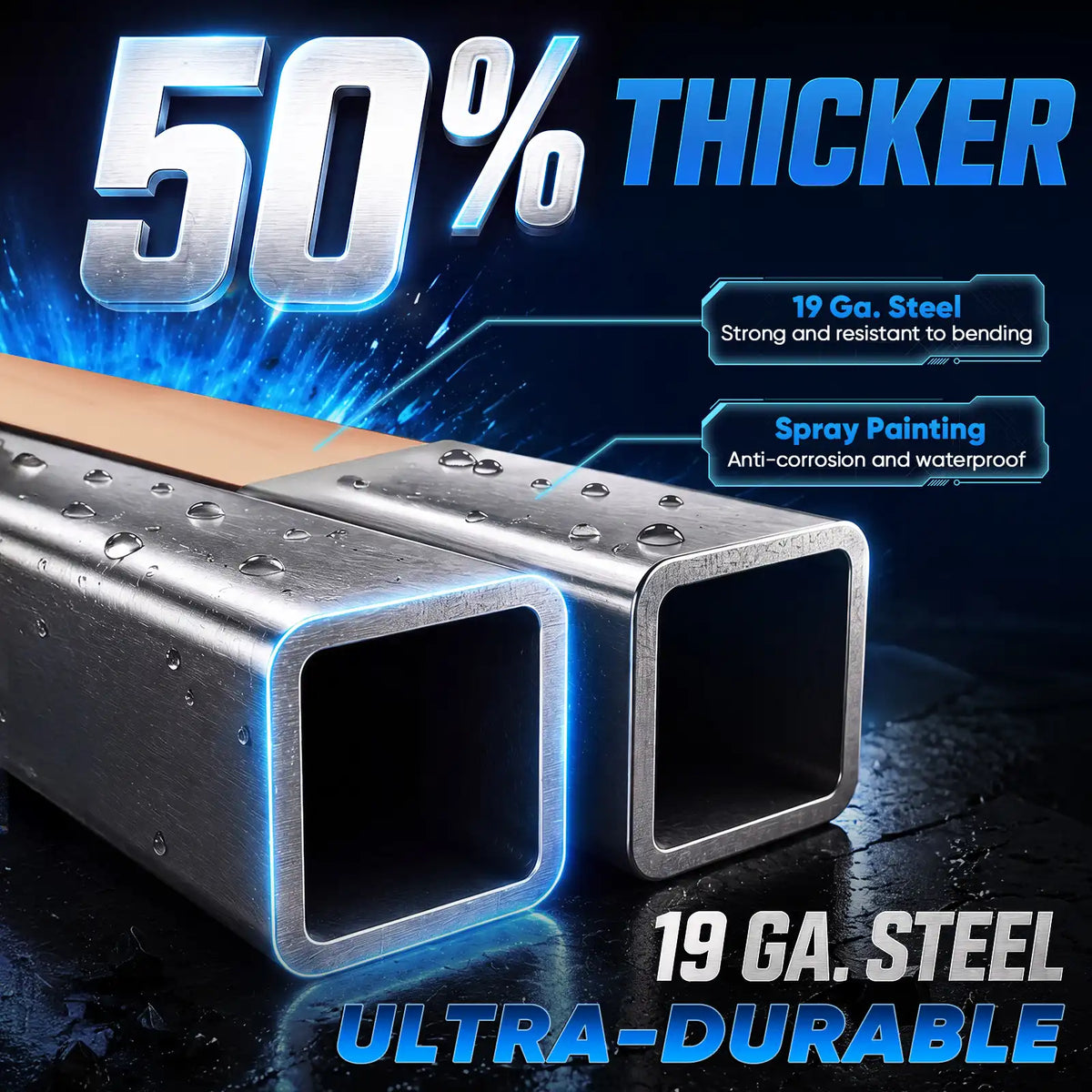 19-Gauge Galvanized Steel#size_20X40ft w/Side Panels