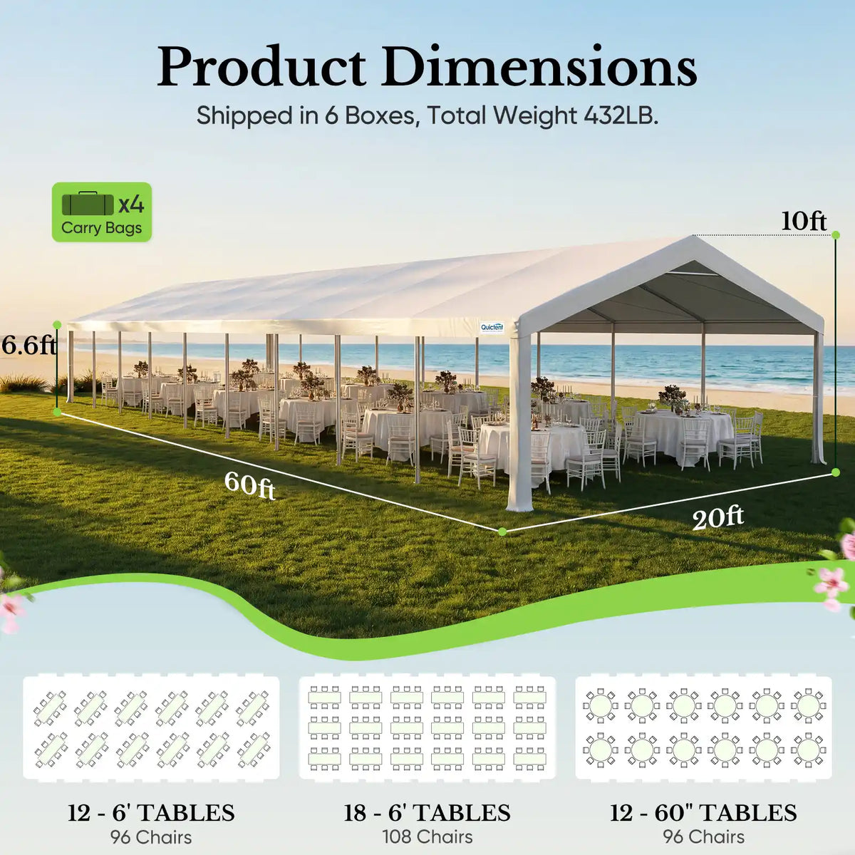 20X60 Party Size#size_20'x60'-basic