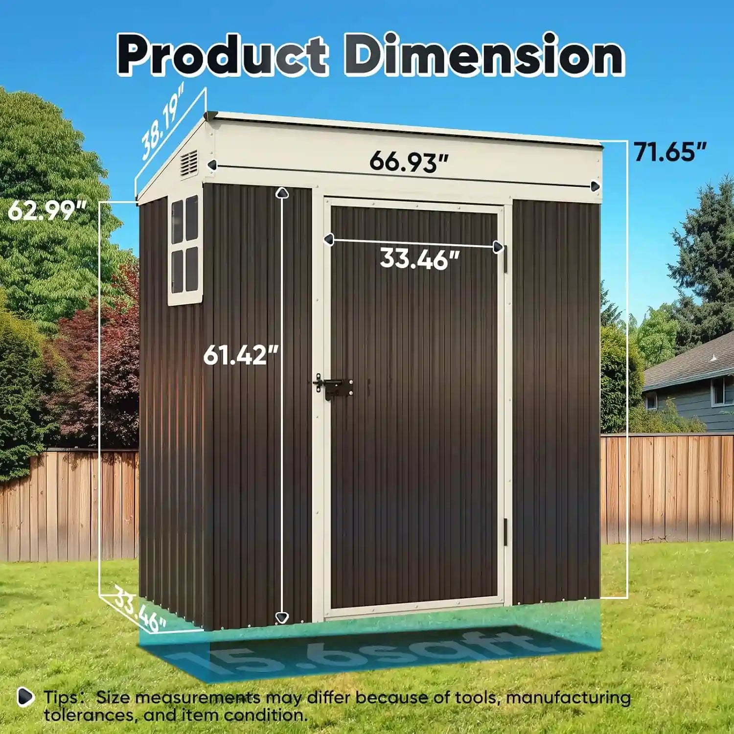 Measurement chart of dimensions#size_66.93"x33.46"