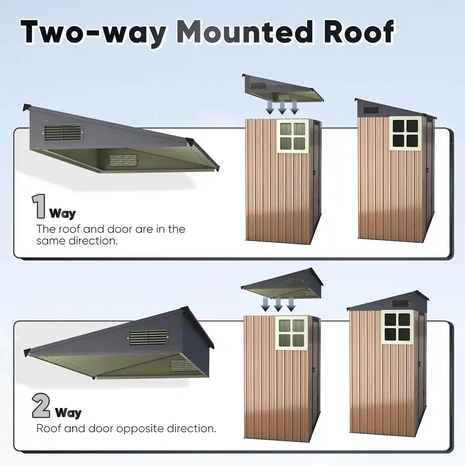 Adjustable top of the sloped roof#size_66.93"x33.46"-Brown