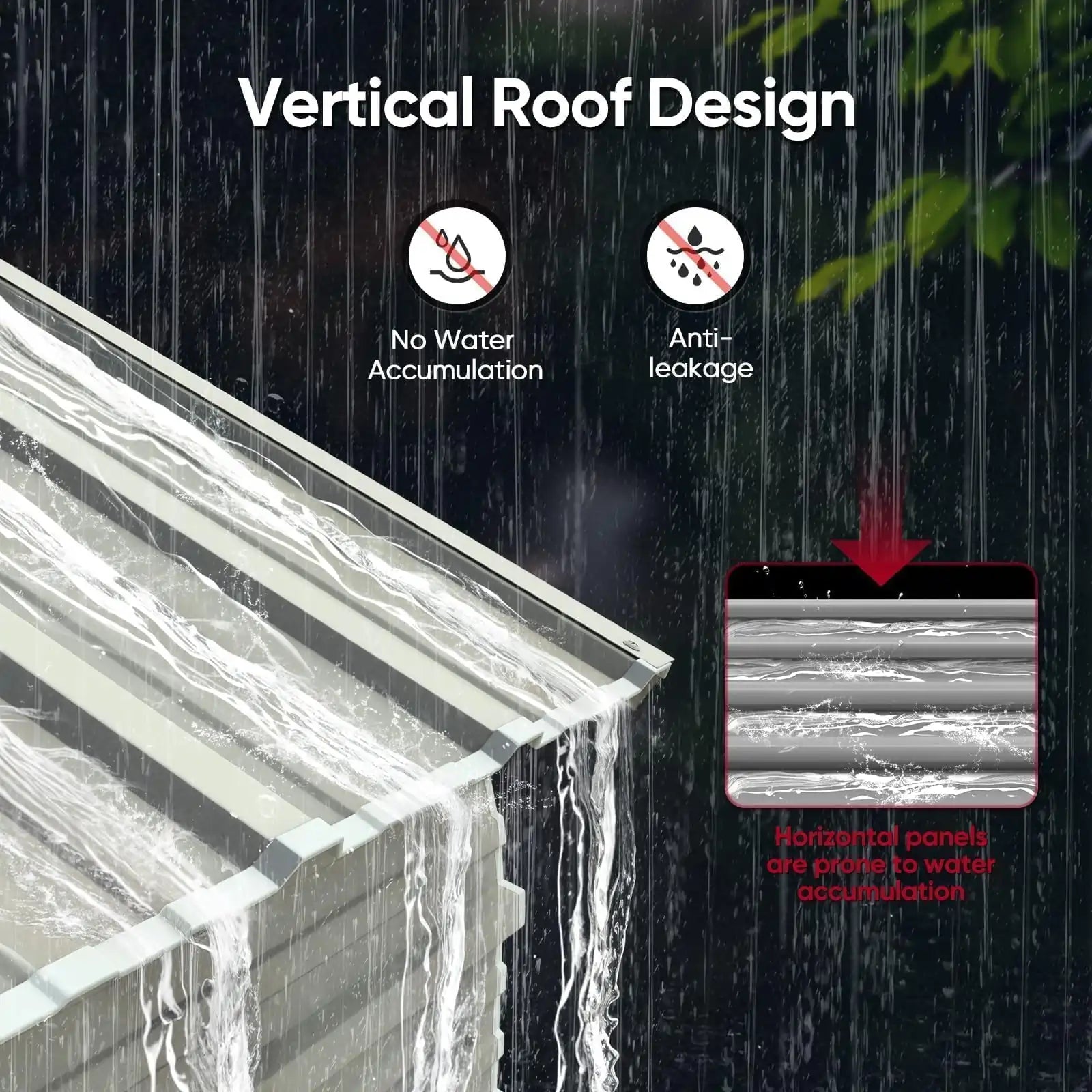 Vertical Roof#size_20X20ft