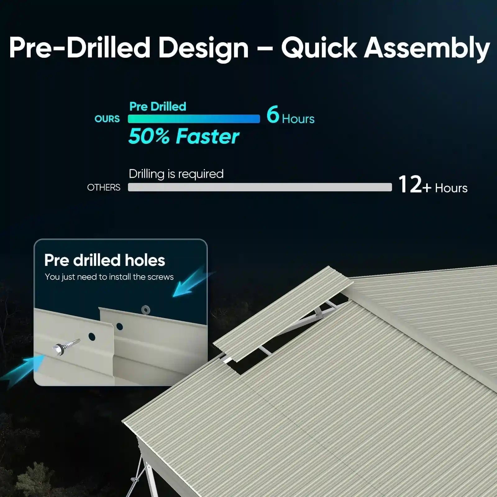 DIY install in 6-8 hours#size_20X20ft