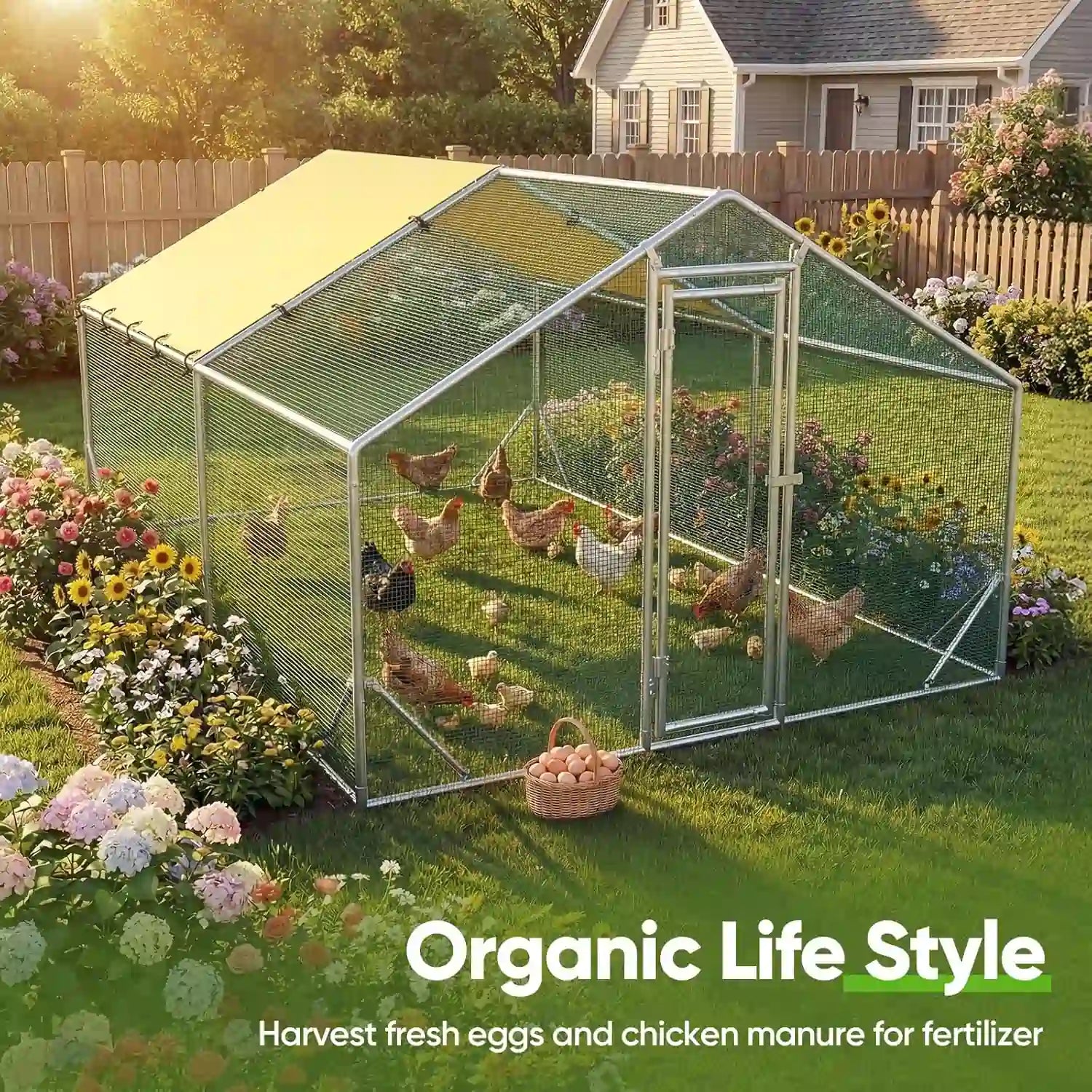 Upgraded Chicken Run 13.1x9.8x6.6FT#size_13.1x9.8x6.6FT